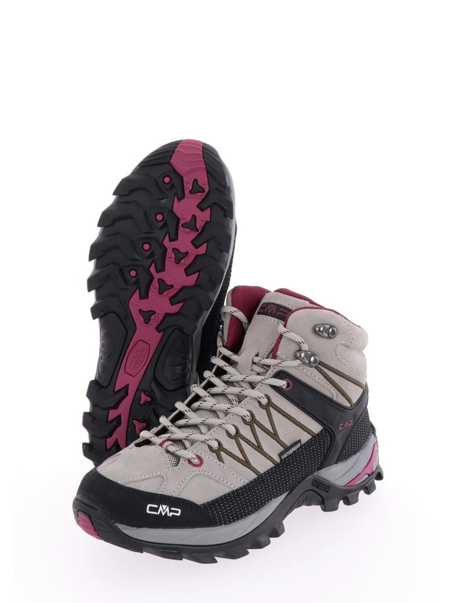 CMP Scarpe*Scarpe Trekking Rigel Mid grigie da donna 3Q12946