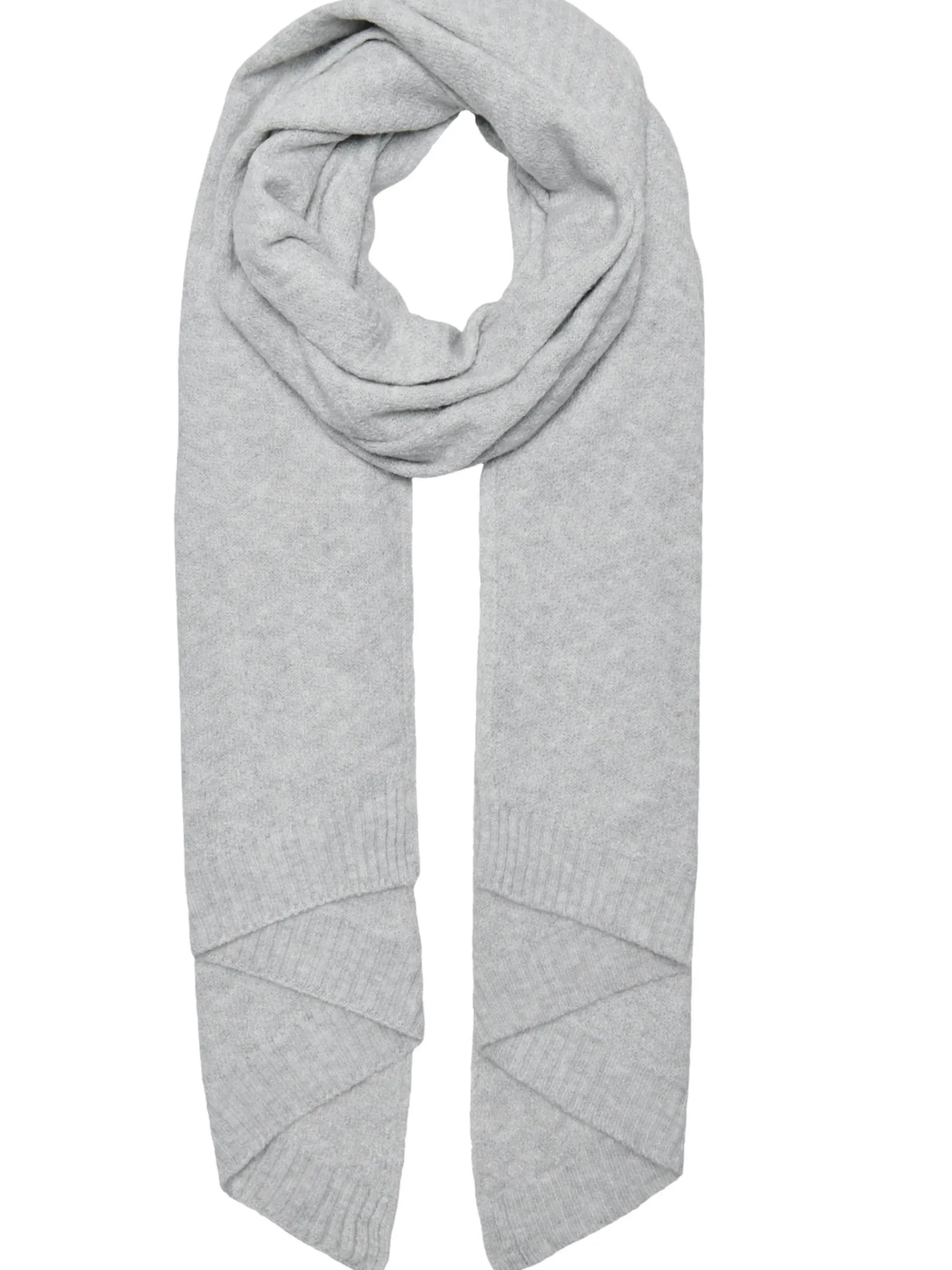 ONLY Sciarpe*Sciarpa donna grigia Life Knit Rib 15297933