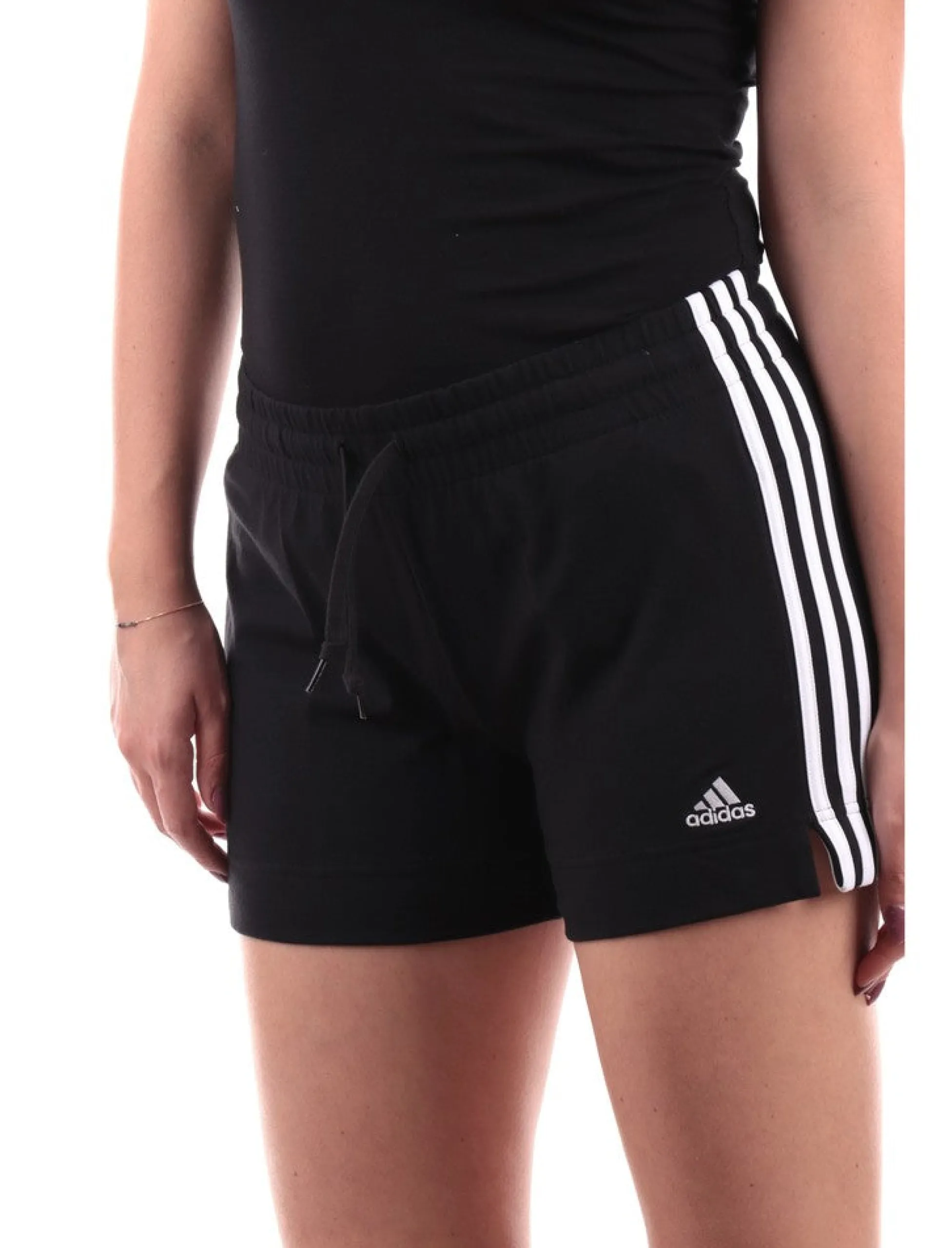 ADIDAS EQUIPMENT Shorts*Shorts Adidas 3 stripes Neri da Donna