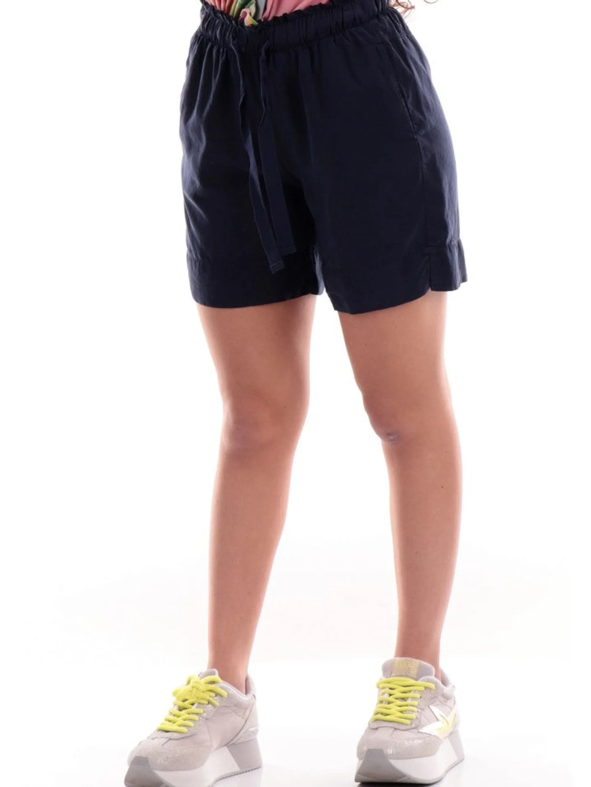 DEHA Shorts*Shorts blu da donna in Tencel A00668
