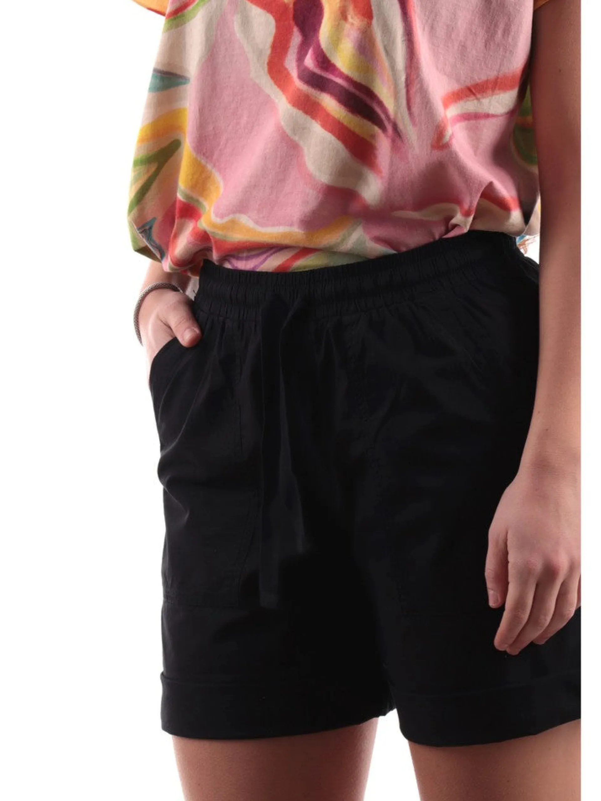 DEHA Shorts*Shorts neri da donna in Popeline A00627