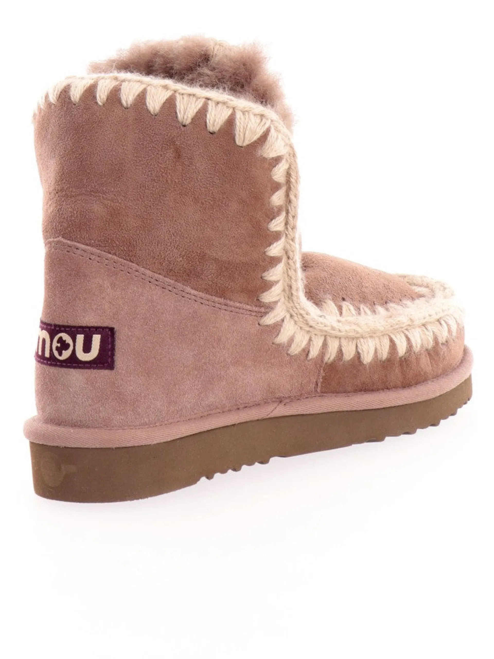 MOU Stivali*Stivali Tortora Eskimo da Donna bassi 101001-AELGRY