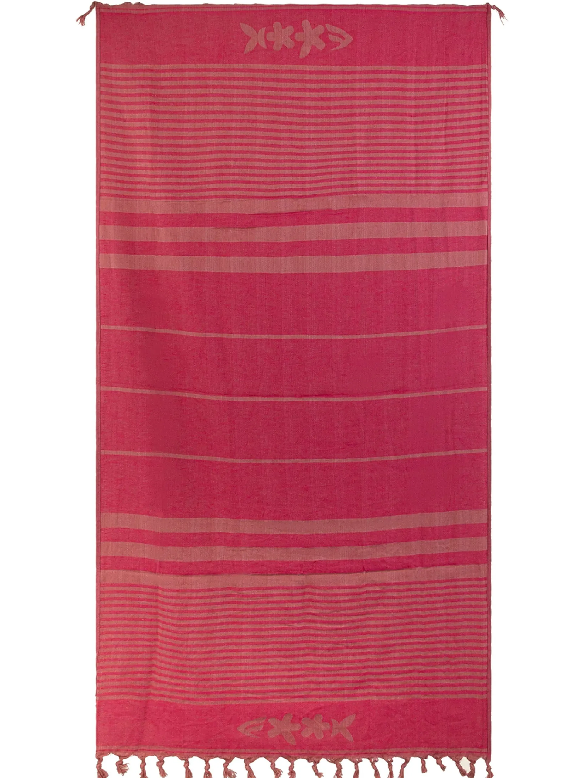 EFFEK Teli*Telo mare arancione Cotton Fouta Beach Towel in cotone A160