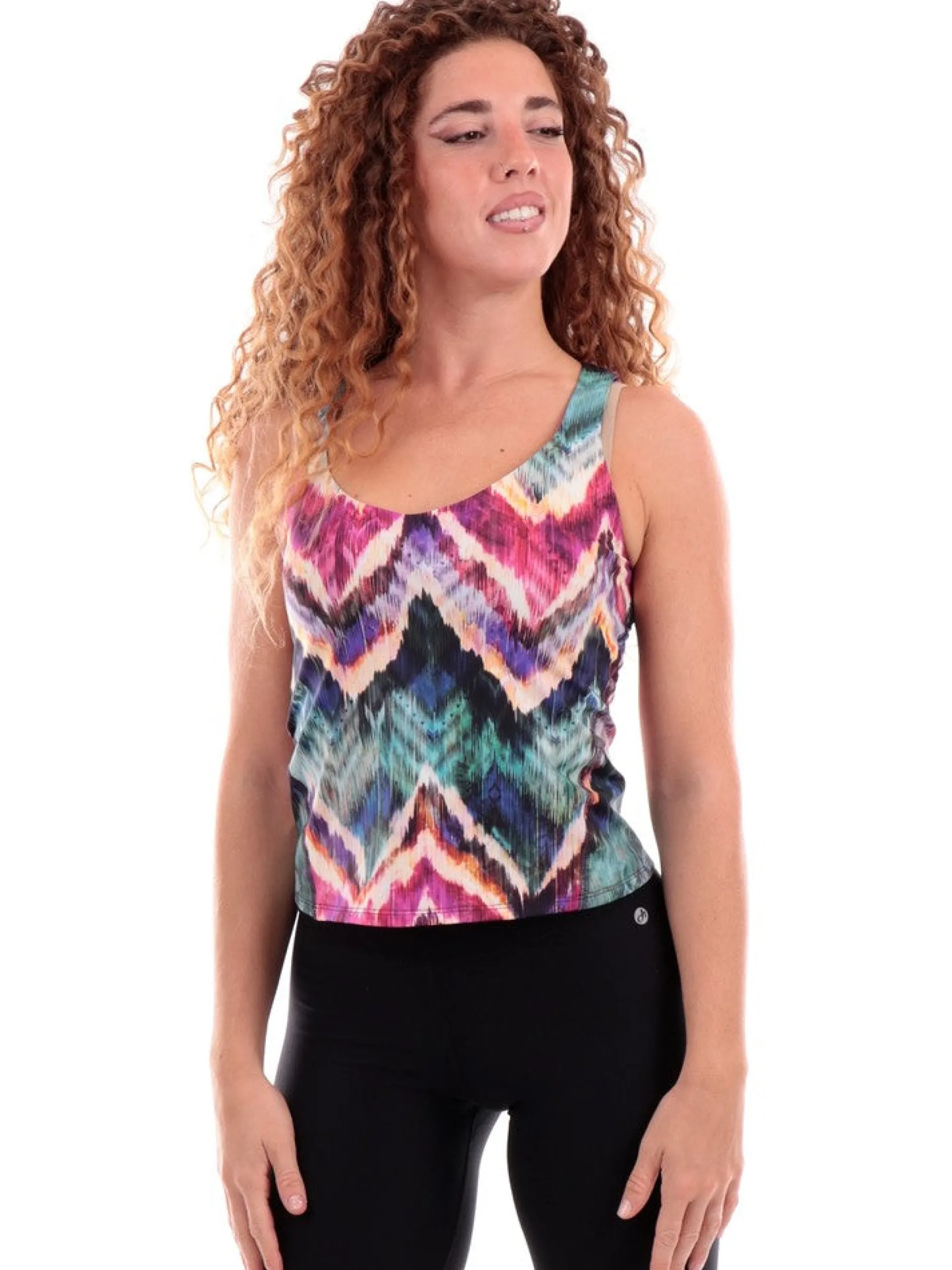 DEHA Maglie*Top Yoga multicolor da donna D93021
