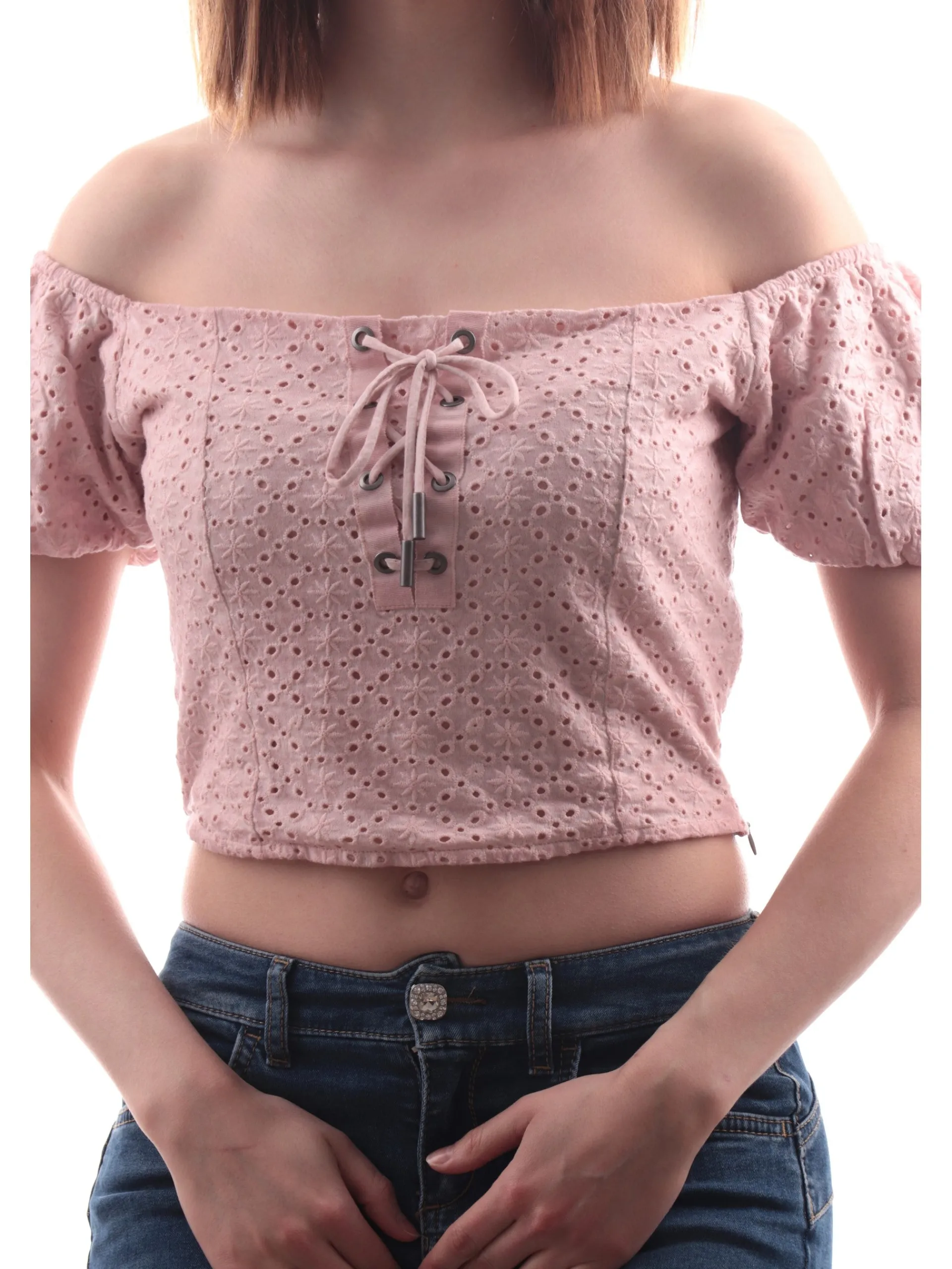 GUESS Maglie*Top rosa da donna W2GP27KB430