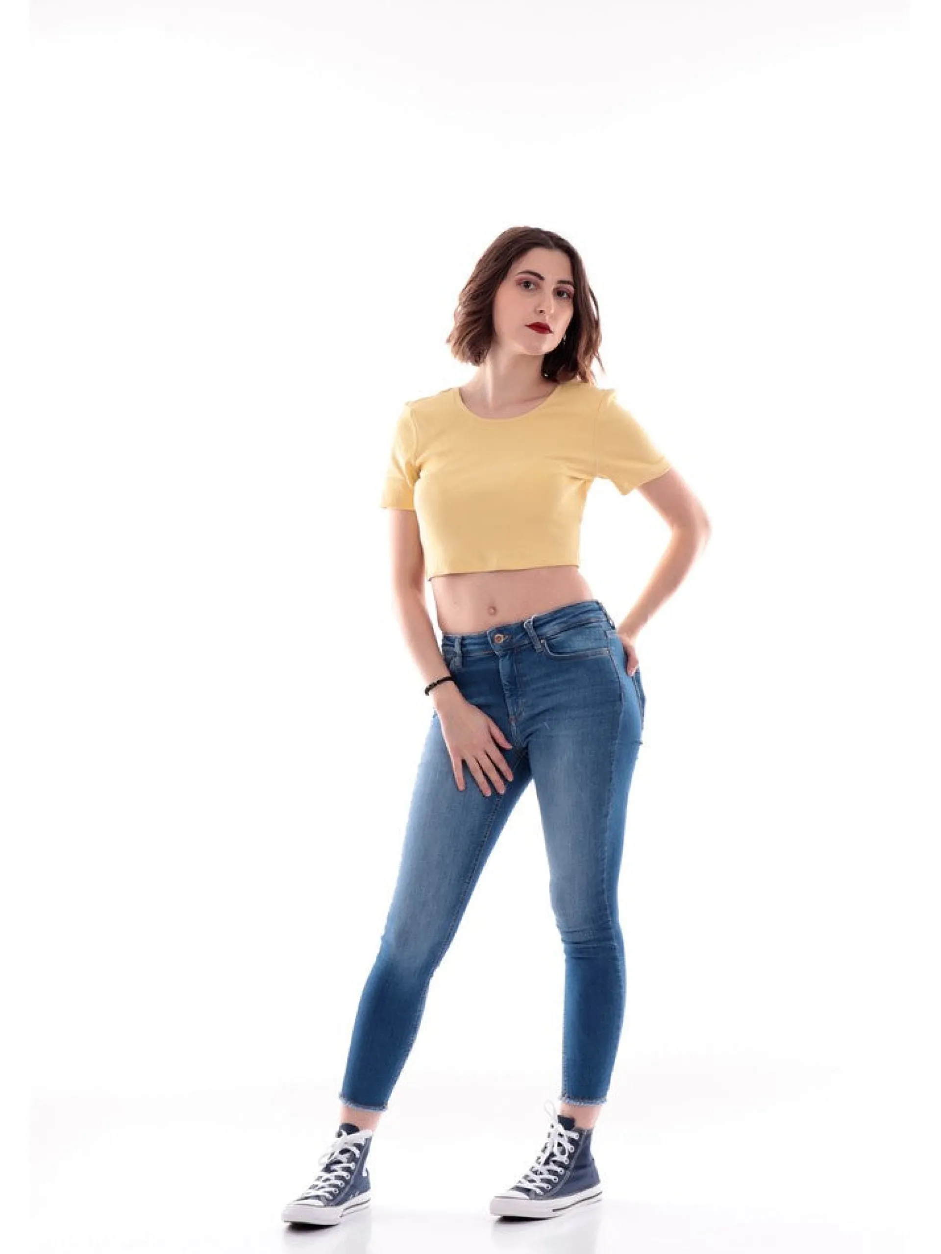 ONLY Maglie*Top da donna giallo 15235303
