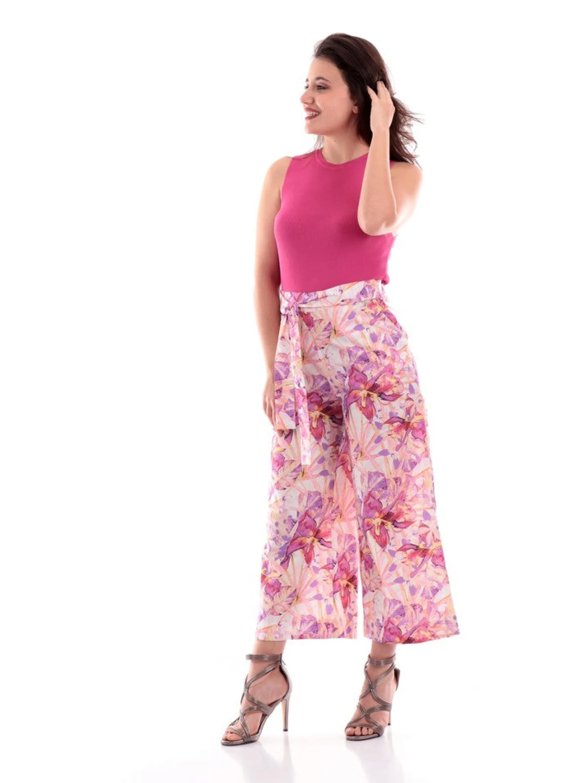 ONLY Maglie*Top rosa fuxia da donna girocollo 15255533