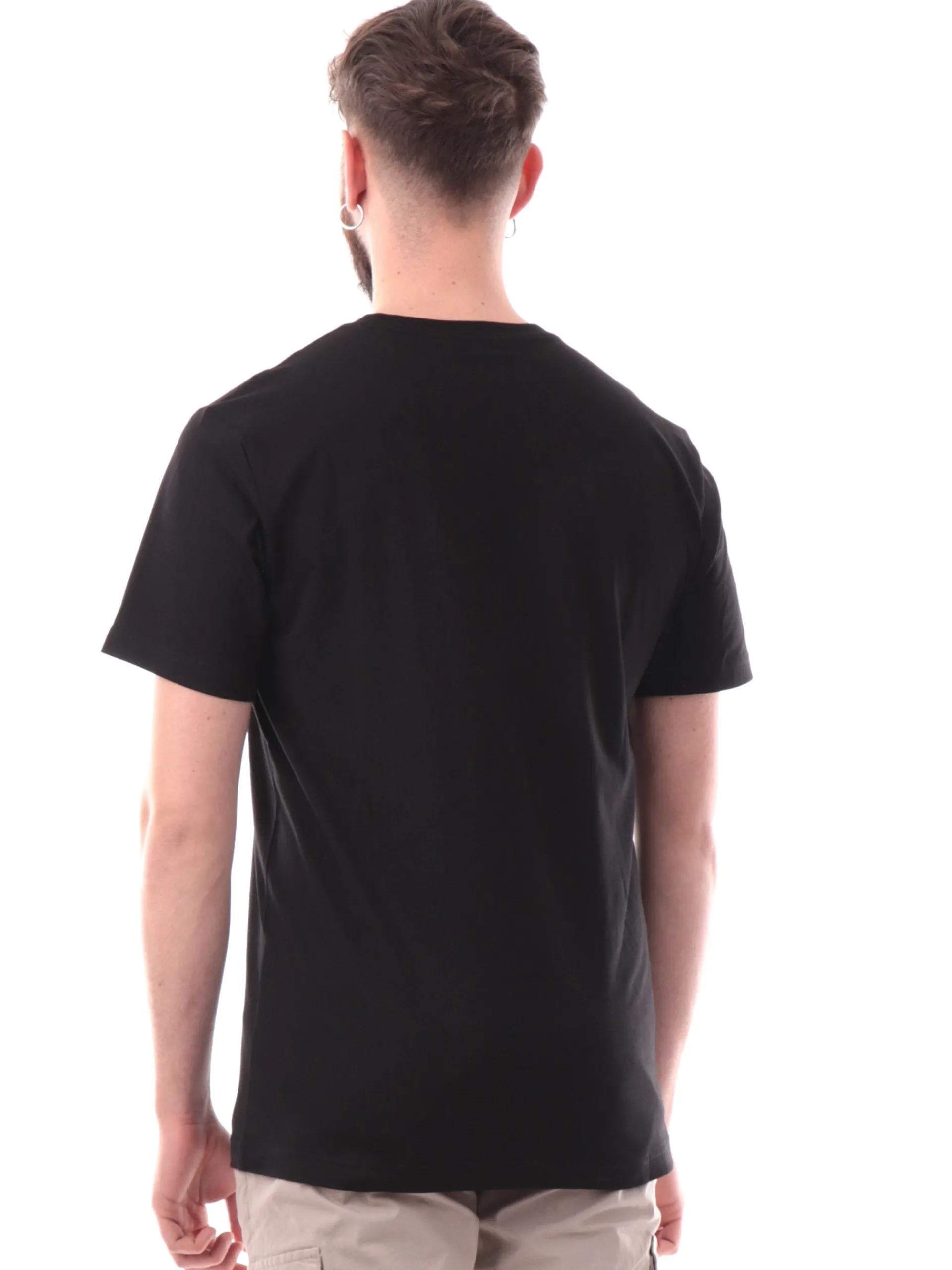 CALVIN KLEIN T-Shirt*T-shirt nera da uomo Minimal Logo J30J327075