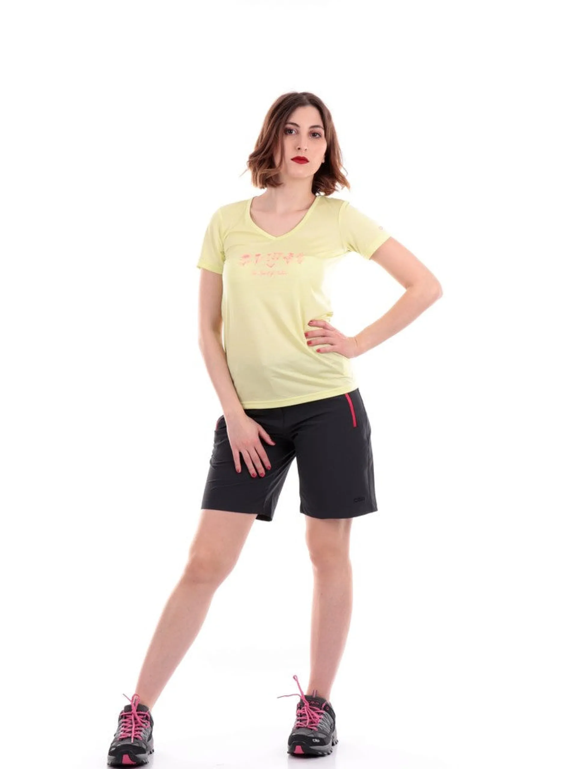 CMP T-Shirt*T-Shirt gialla da donna 39T6136