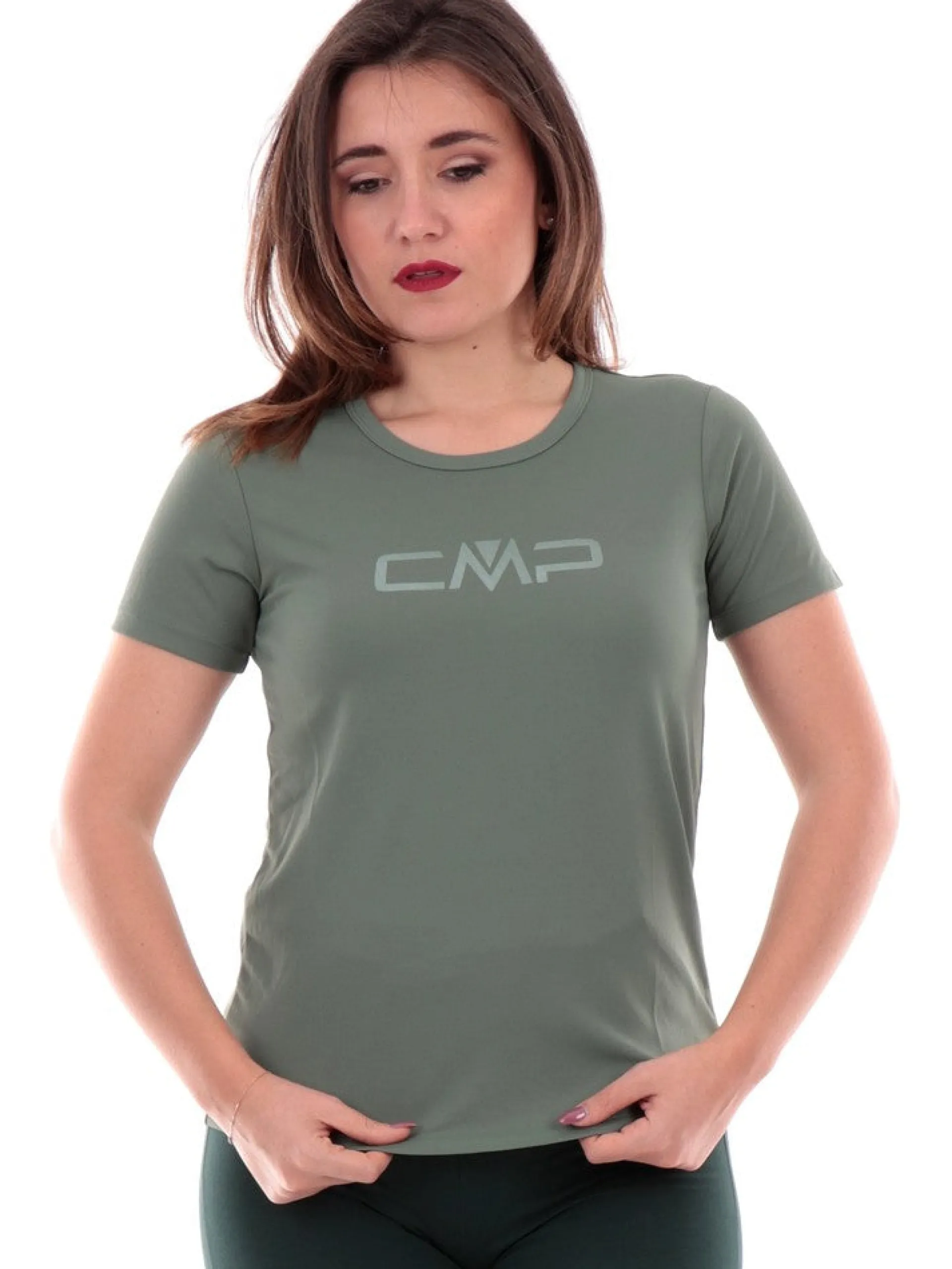 CMP T-Shirt*T-Shirt da trekking verde da donna 39T5676P