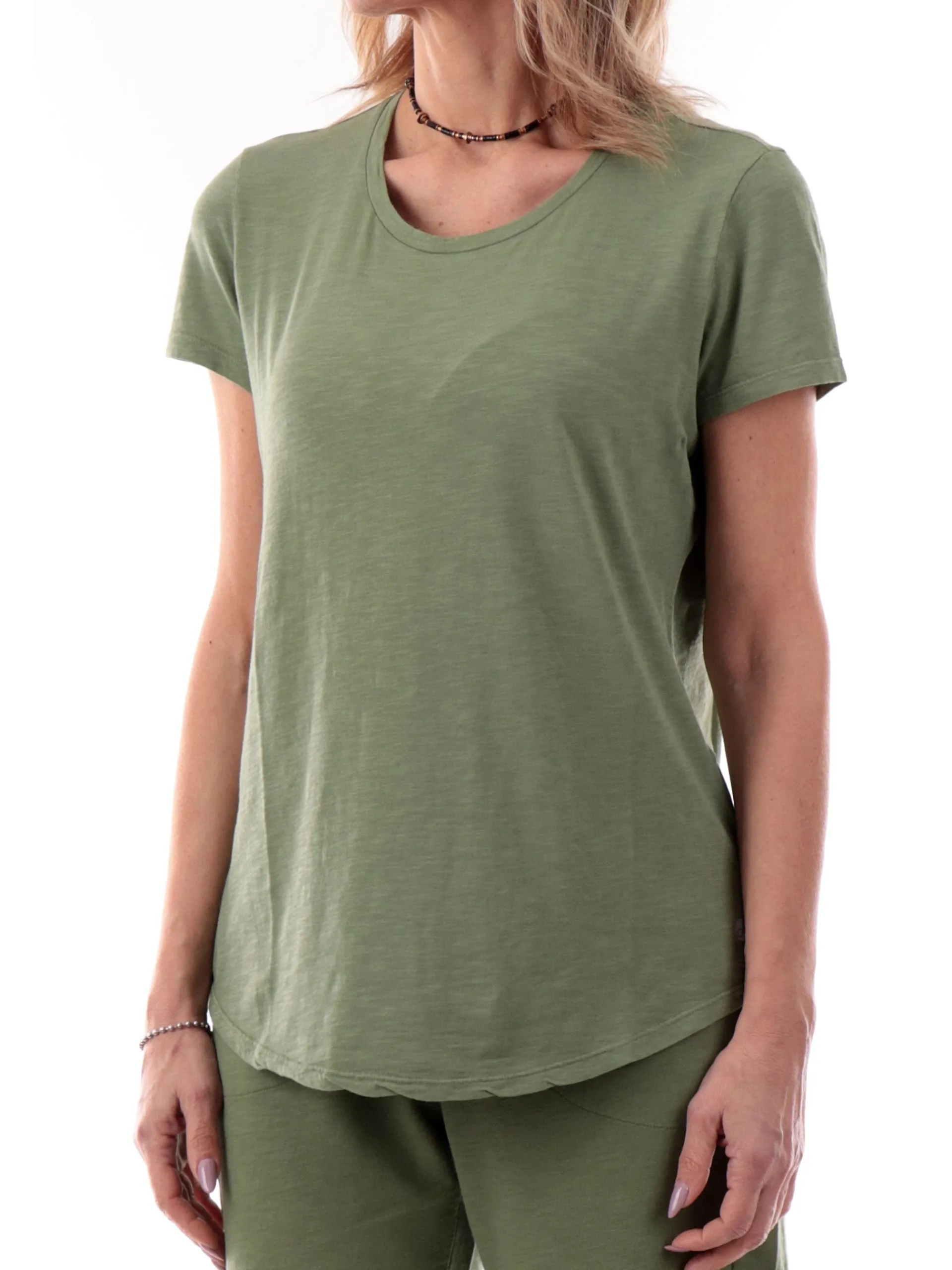 DEHA T-Shirt*T-shirt verde da donna in jersey A00631