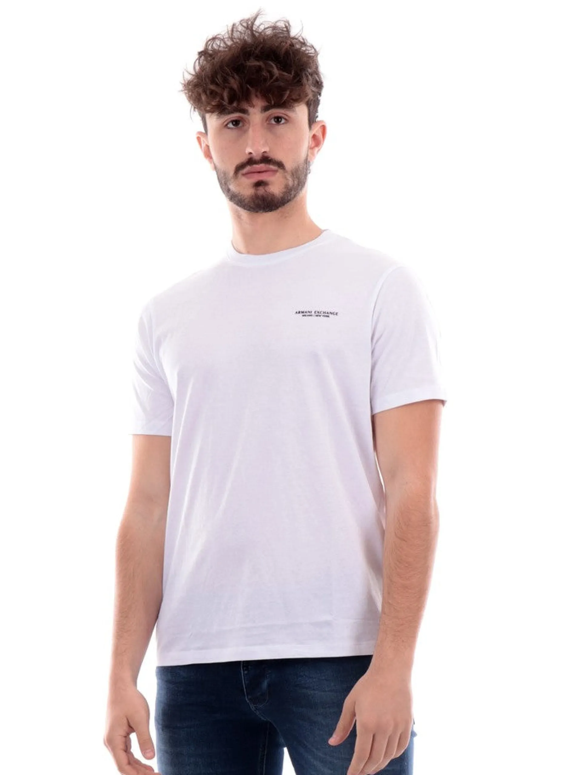 ARMANI EXCHANGE T-Shirt*T-shirt Emporio Armani AX bianca da uomo 8NZT91Z8H4Z