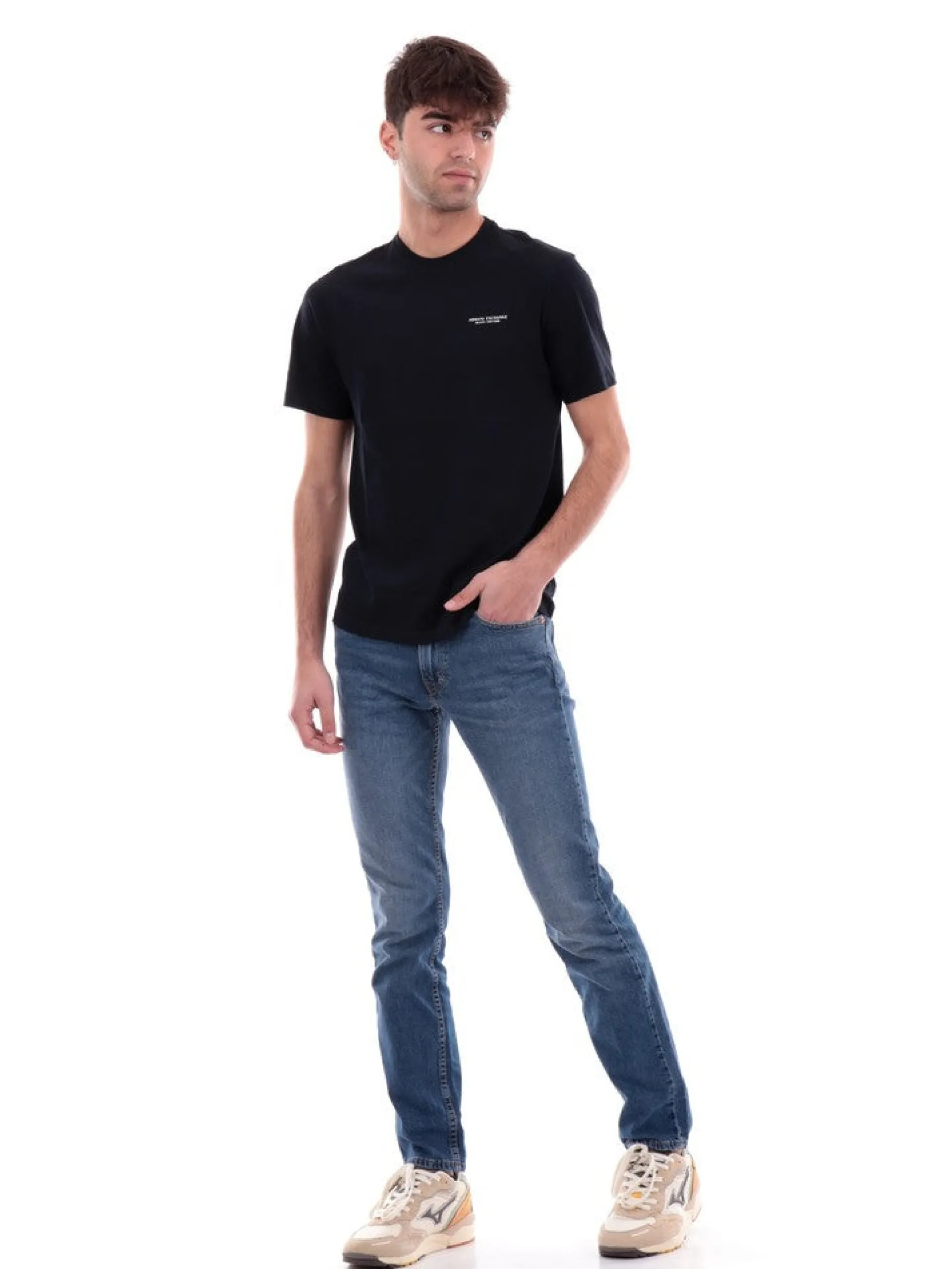ARMANI EXCHANGE T-Shirt*T-shirt Emporio Armani A|X blu da uomo 8NZT91 Z8H4Z