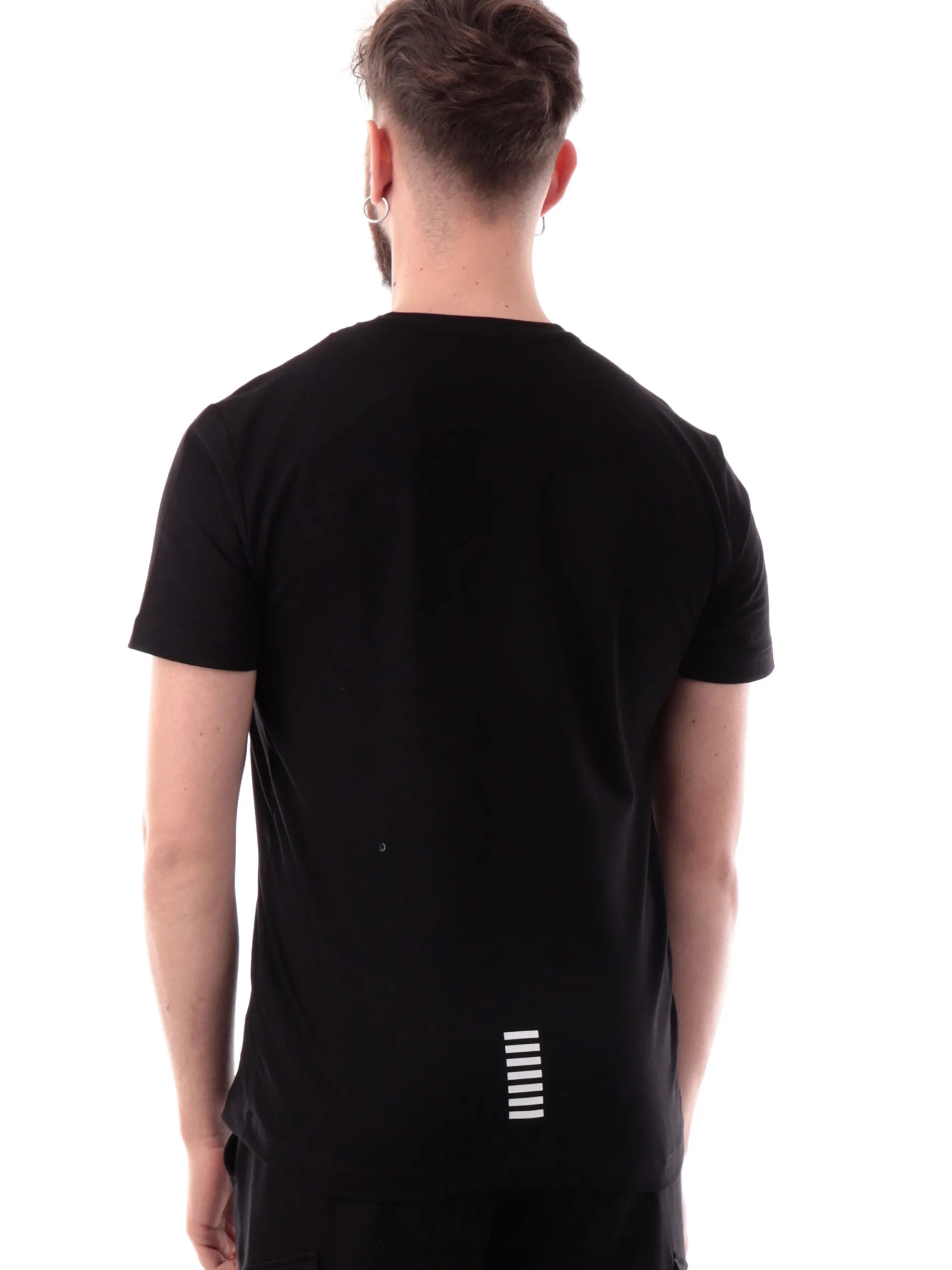 EMPORIO ARMANI 7 T-Shirt*T-shirt Emporio Armani nera da uomo scollo a V 8NPT27PJVQZ