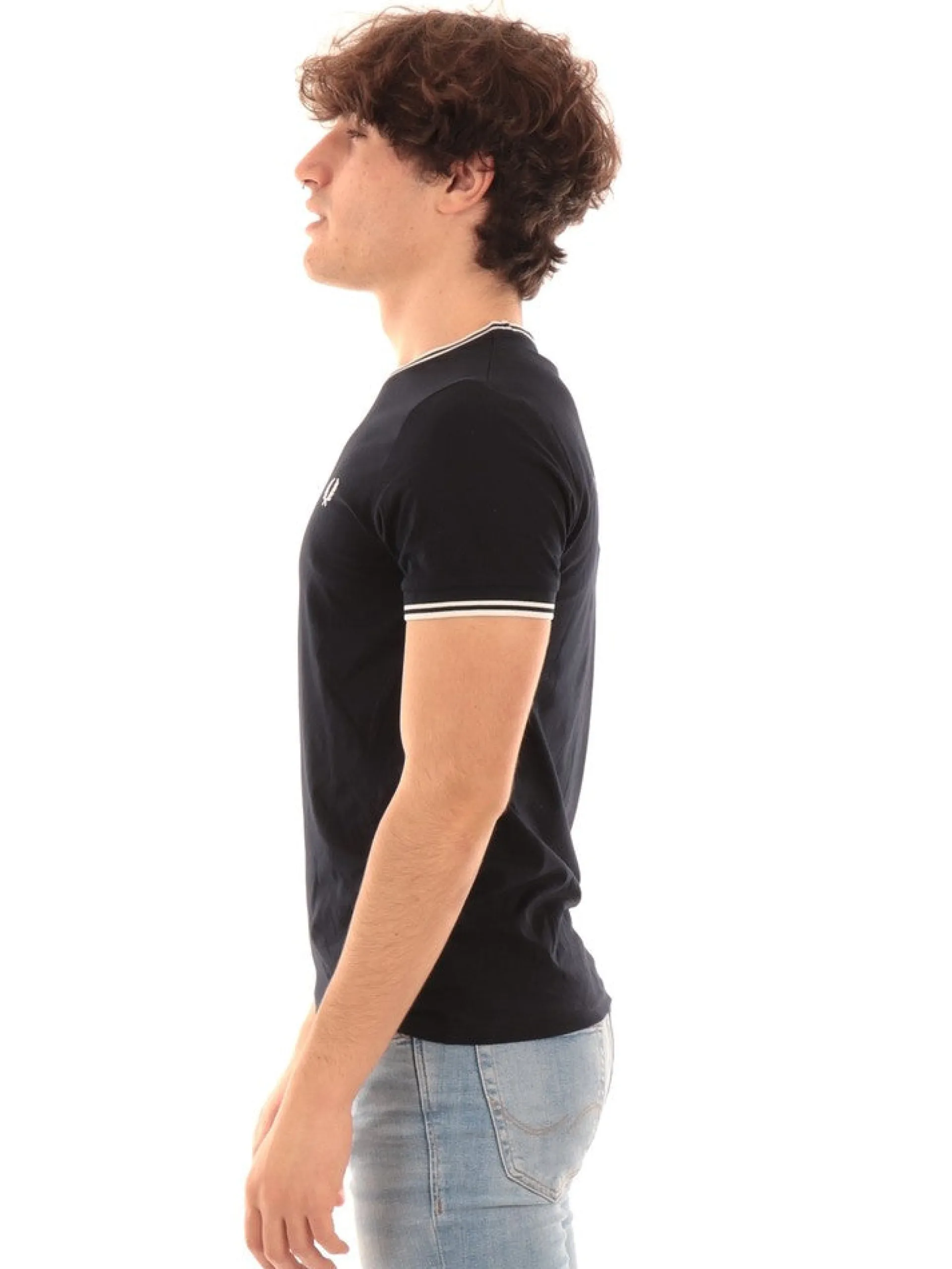FRED PERRY T-Shirt*T-shirt blu da uomo M1588