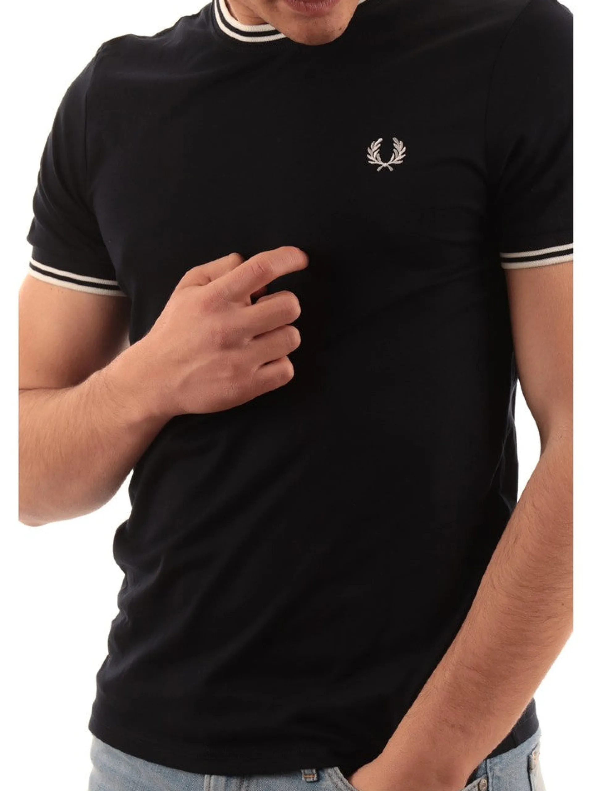 FRED PERRY T-Shirt*T-shirt blu da uomo M1588