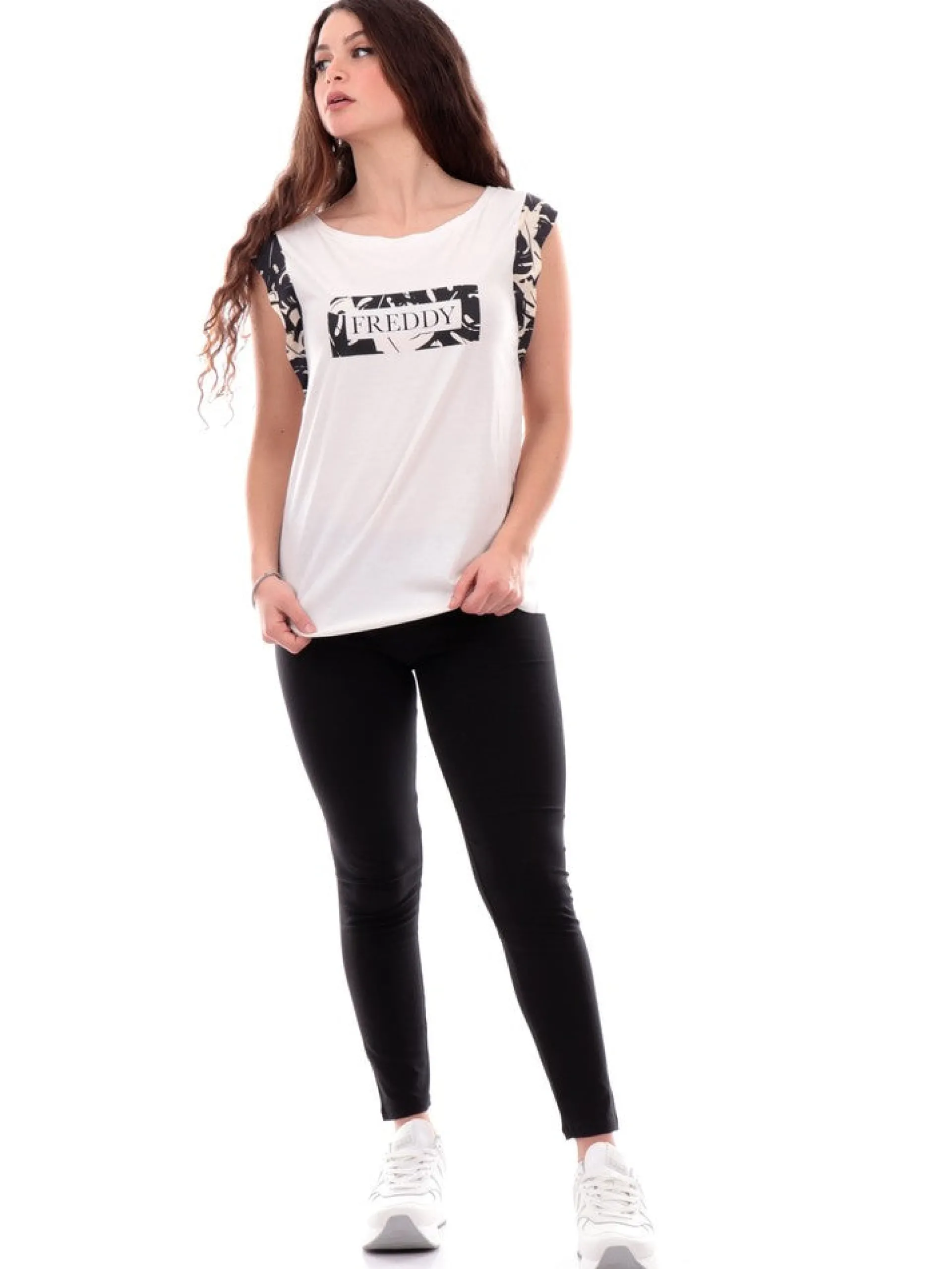FREDDY T-Shirt*T-shirt da donna beige S4WSLT1
