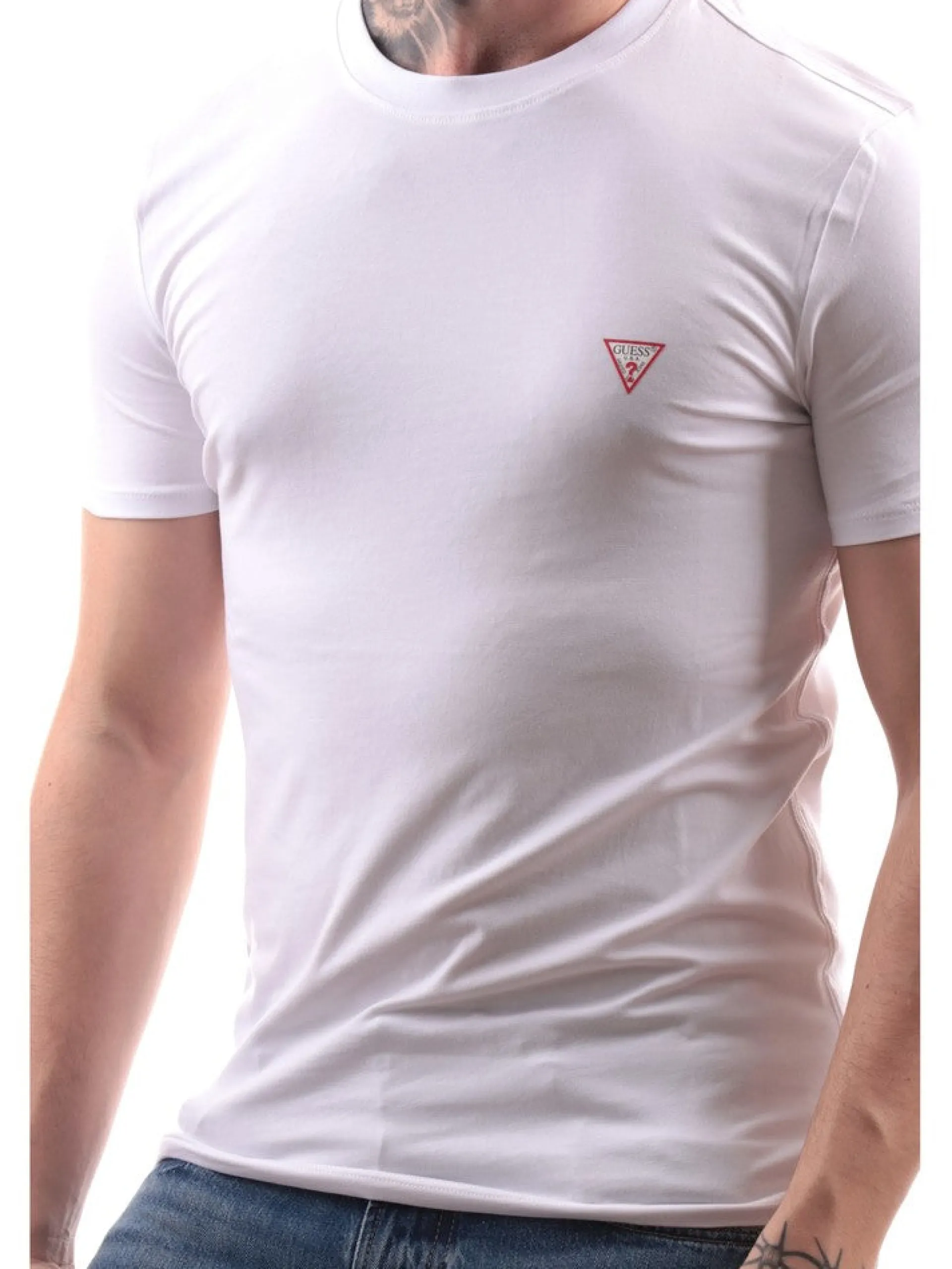 GUESS T-Shirt*T-shirt bianca da uomo M2YI24J1314