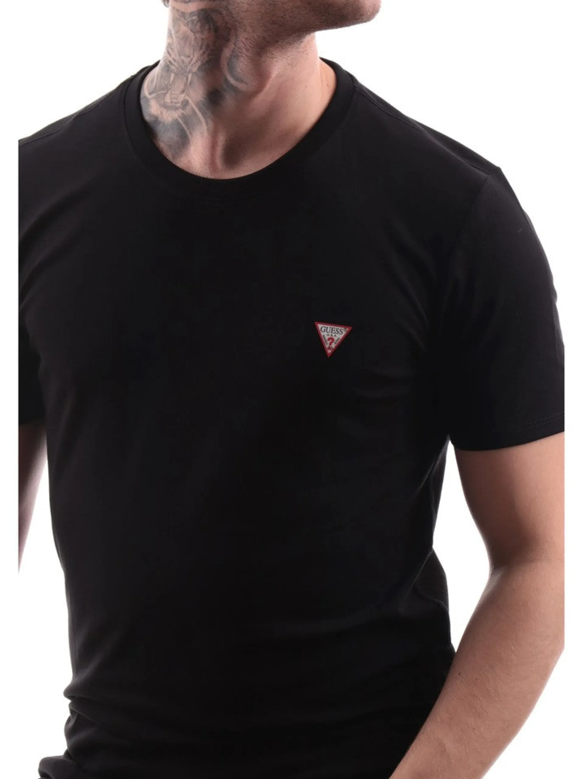 GUESS T-Shirt*T-shirt nera da uomo M2YI24J1314