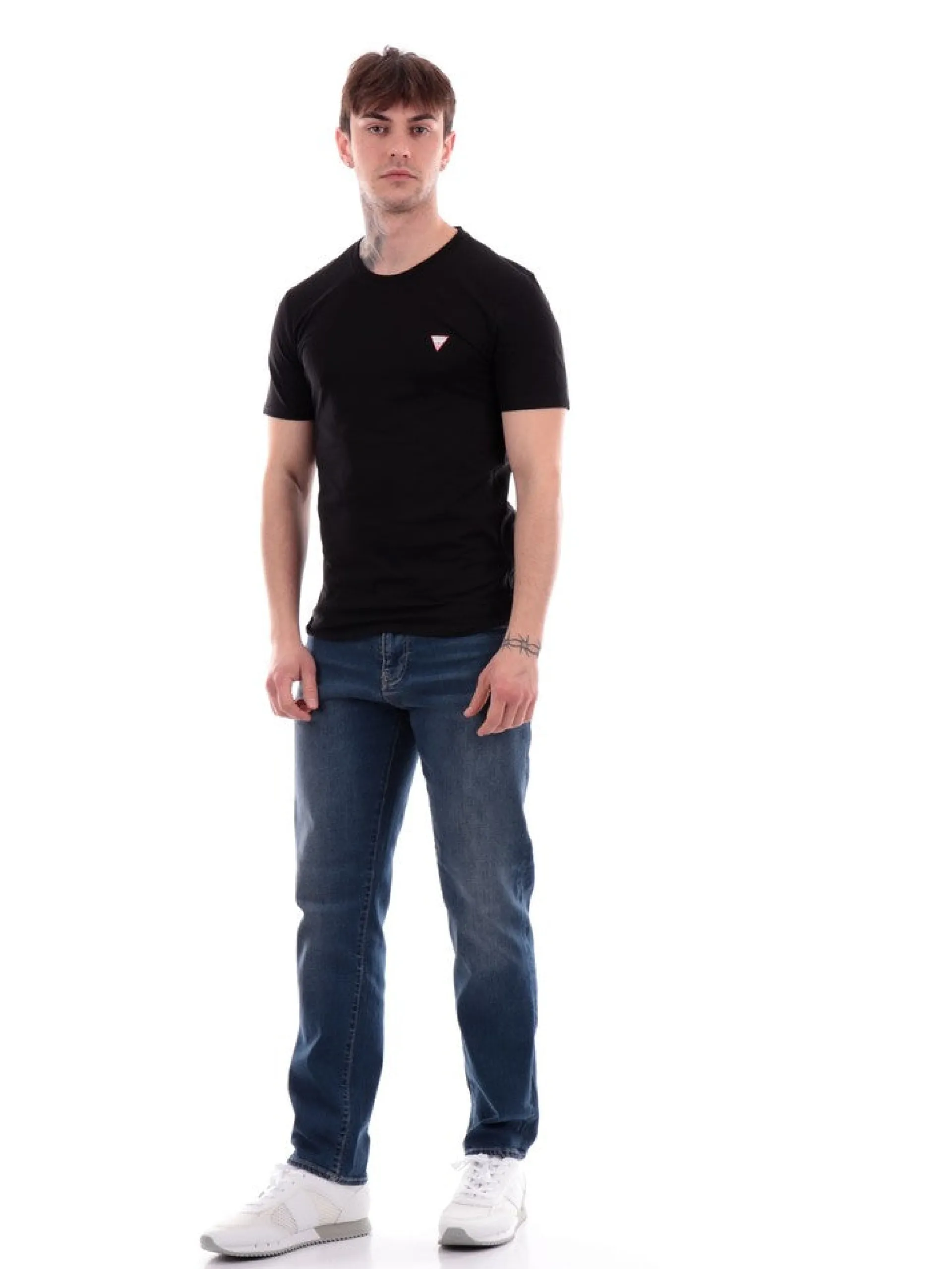 GUESS T-Shirt*T-shirt nera da uomo M2YI24J1314