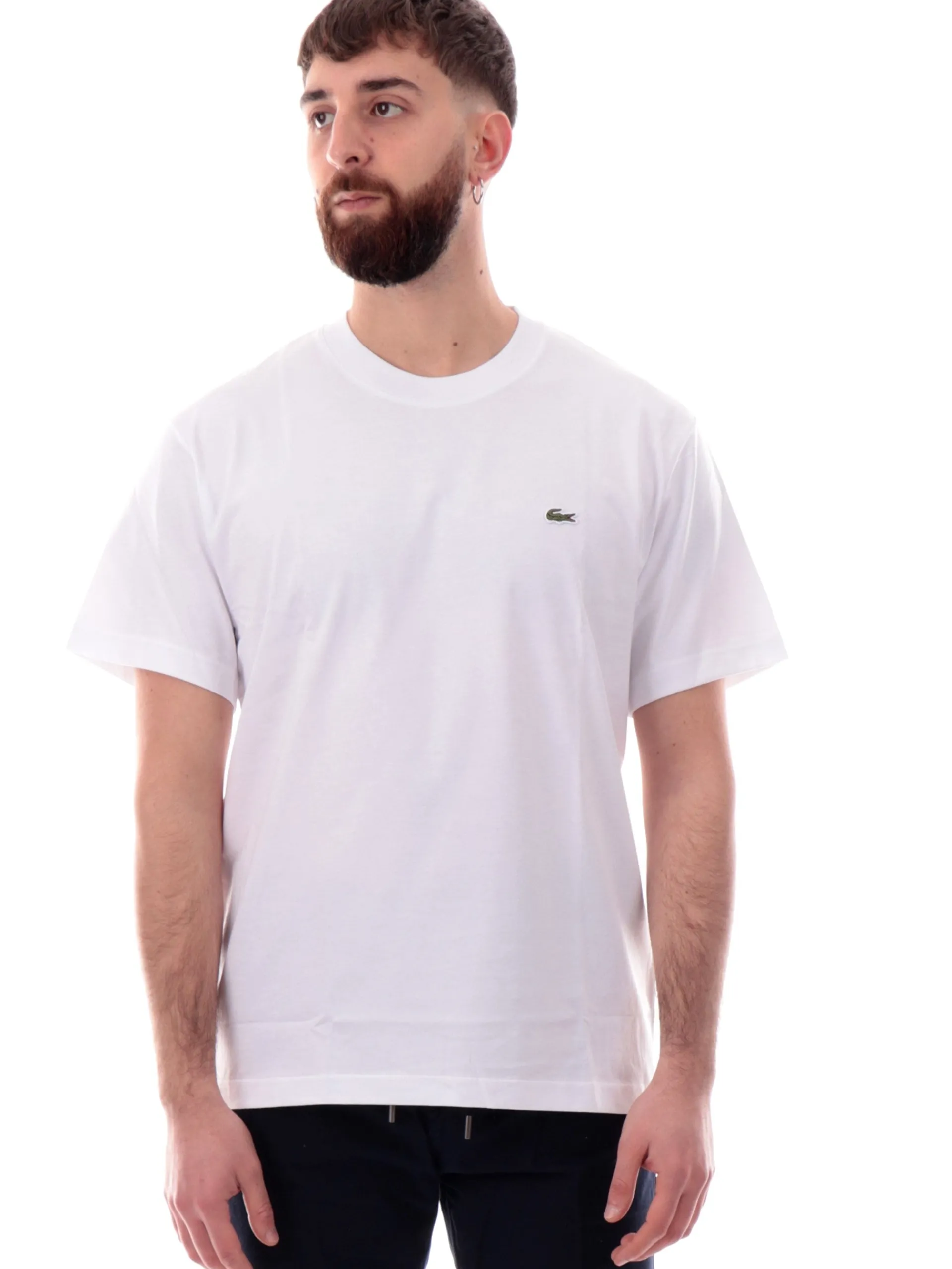 LACOSTE T-Shirt*T-Shirt Bianca da Uomo TH7318001
