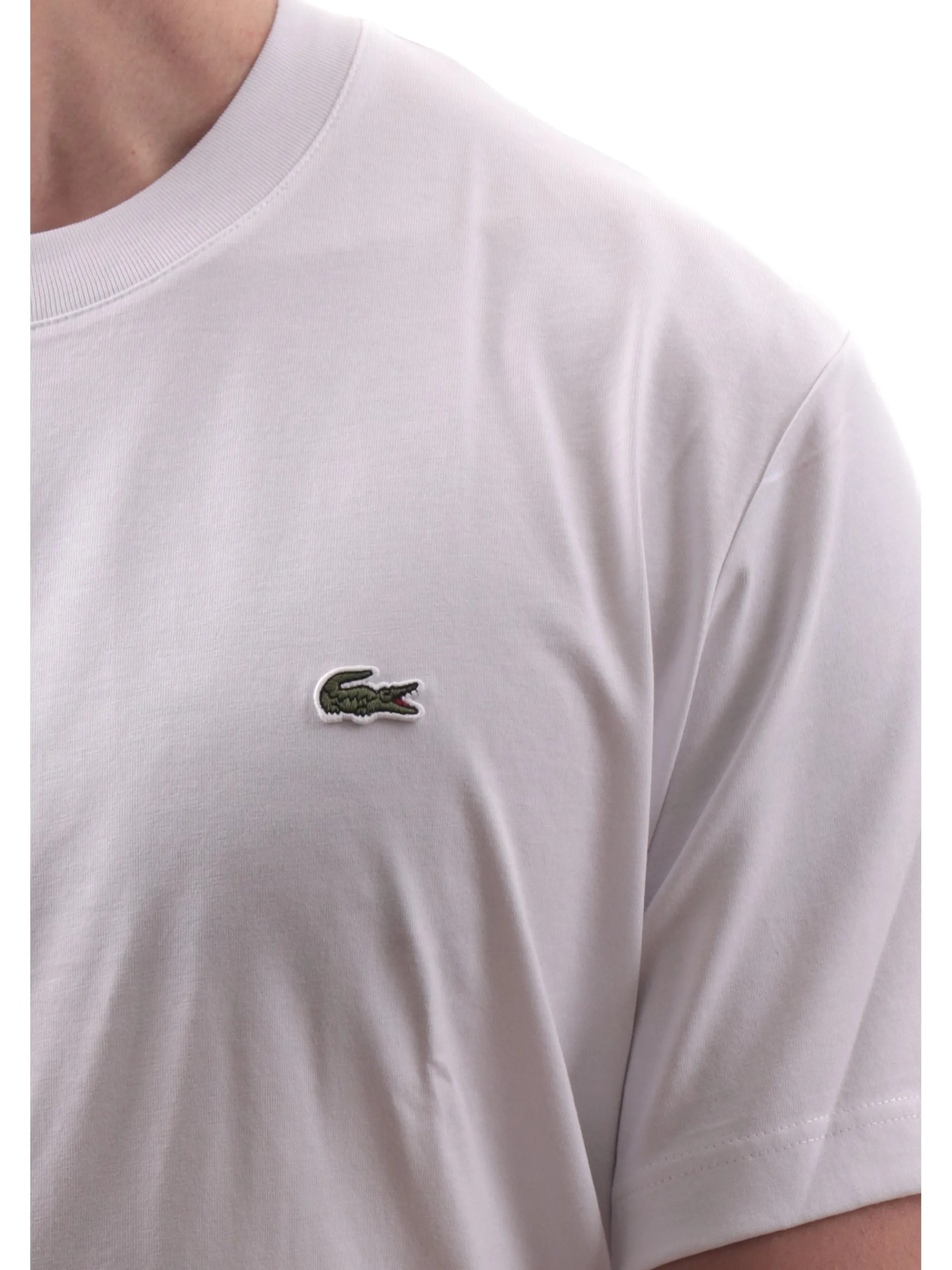 LACOSTE T-Shirt*T-Shirt Bianca da Uomo TH7318001