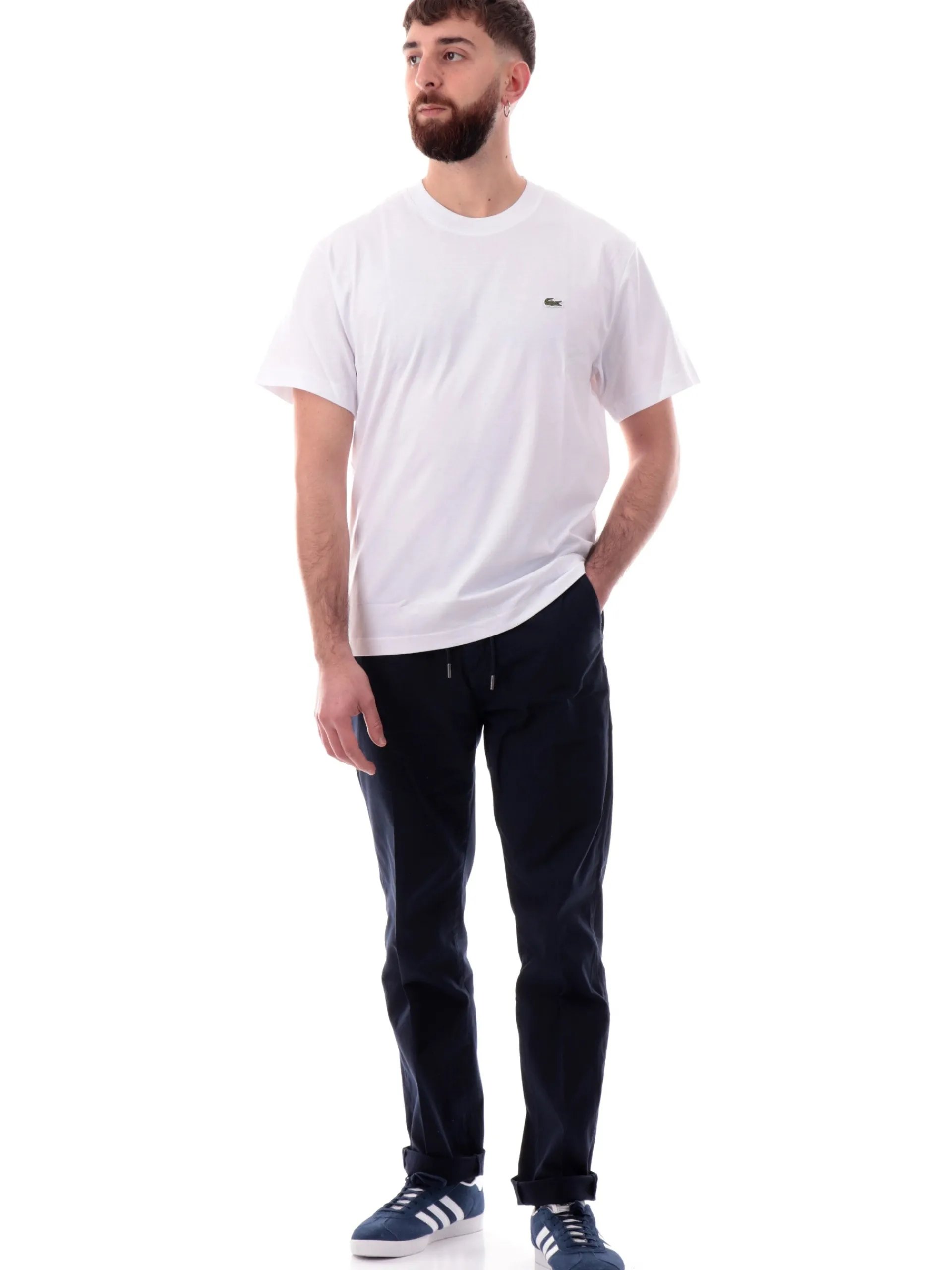 LACOSTE T-Shirt*T-Shirt Bianca da Uomo TH7318001