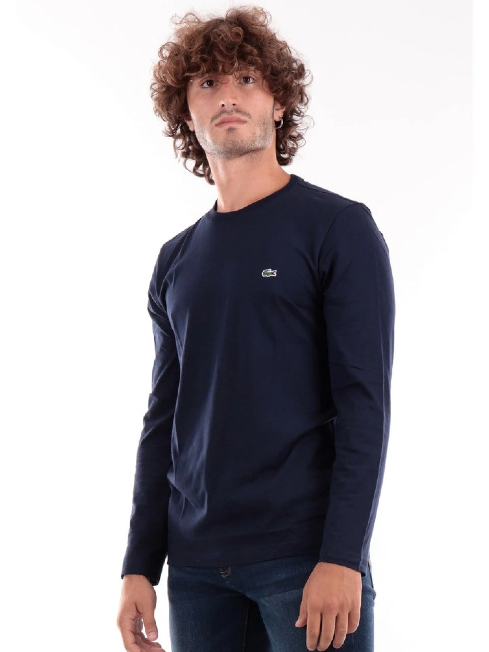 LACOSTE T-Shirt*T-Shirt blu da uomo TH2040
