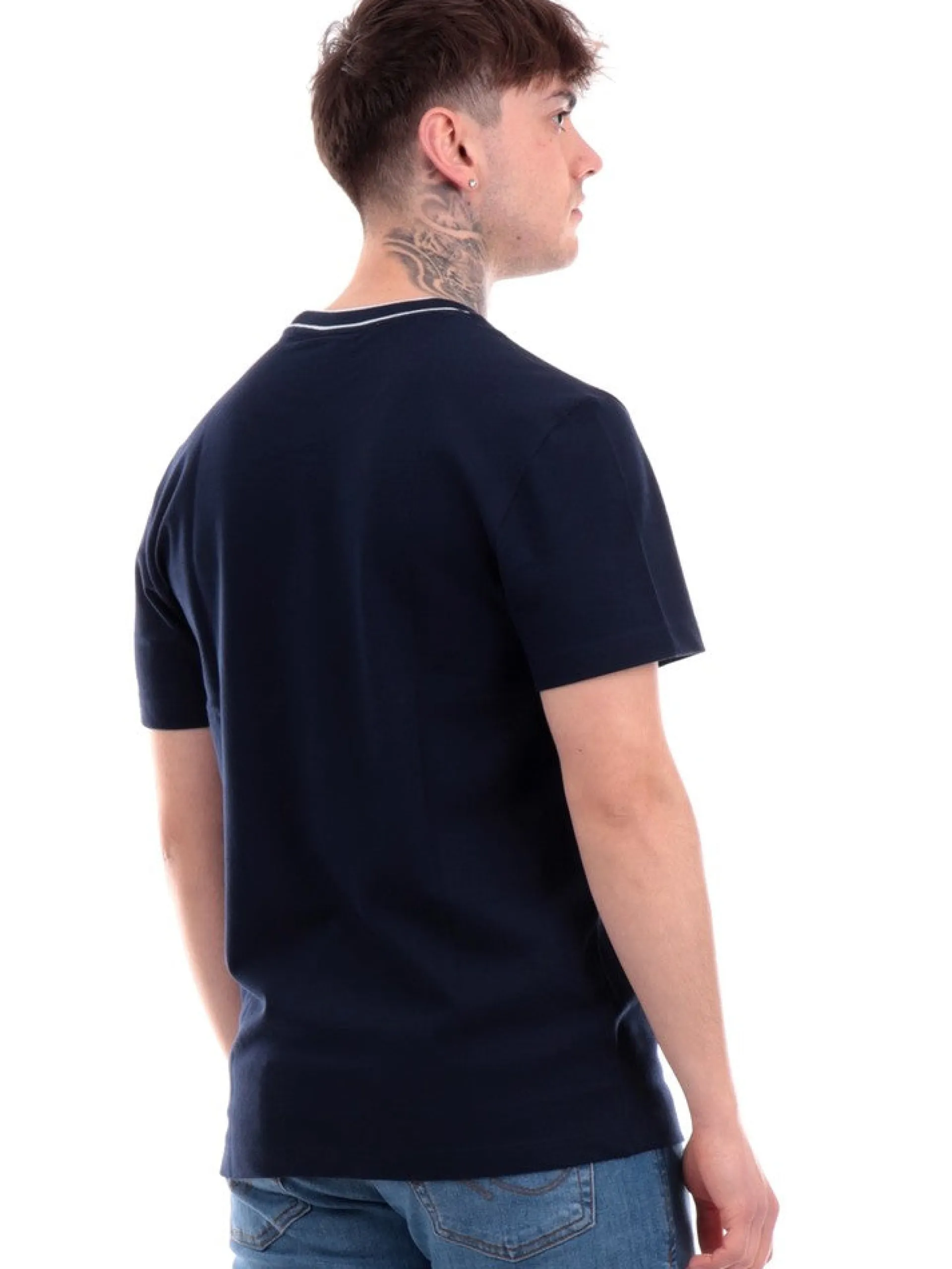 LACOSTE T-Shirt*T-shirt blu da uomo TH8174