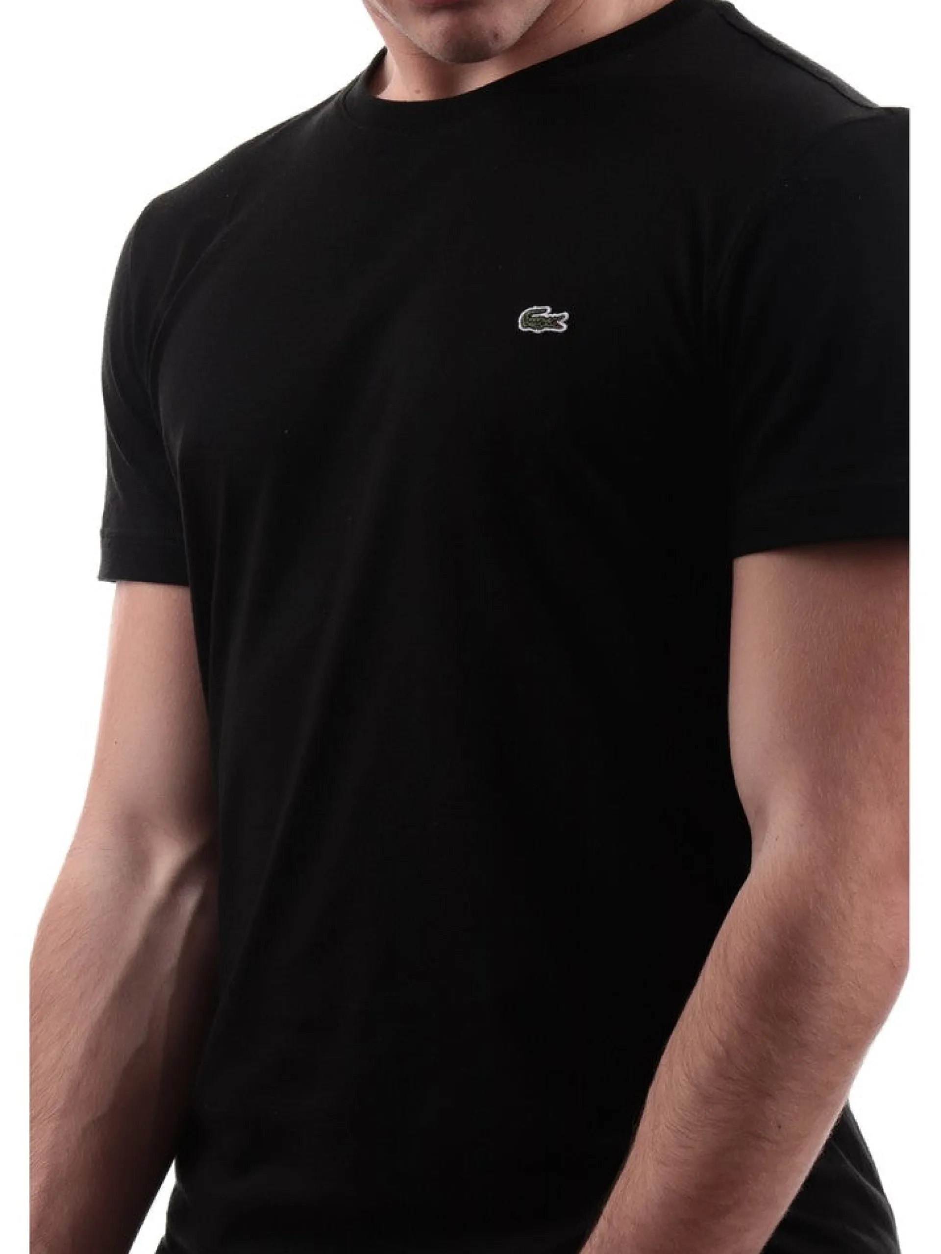 LACOSTE T-Shirt*T-shirt nera da uomo TH2038