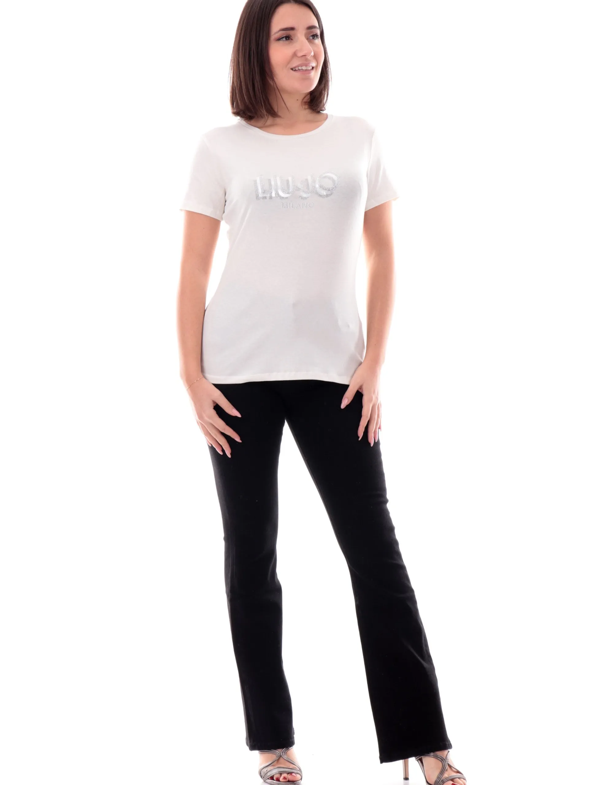 LIU JO SPORT T-Shirt*T-Shirt Liu Jo Bianca da donna TA5214JS003