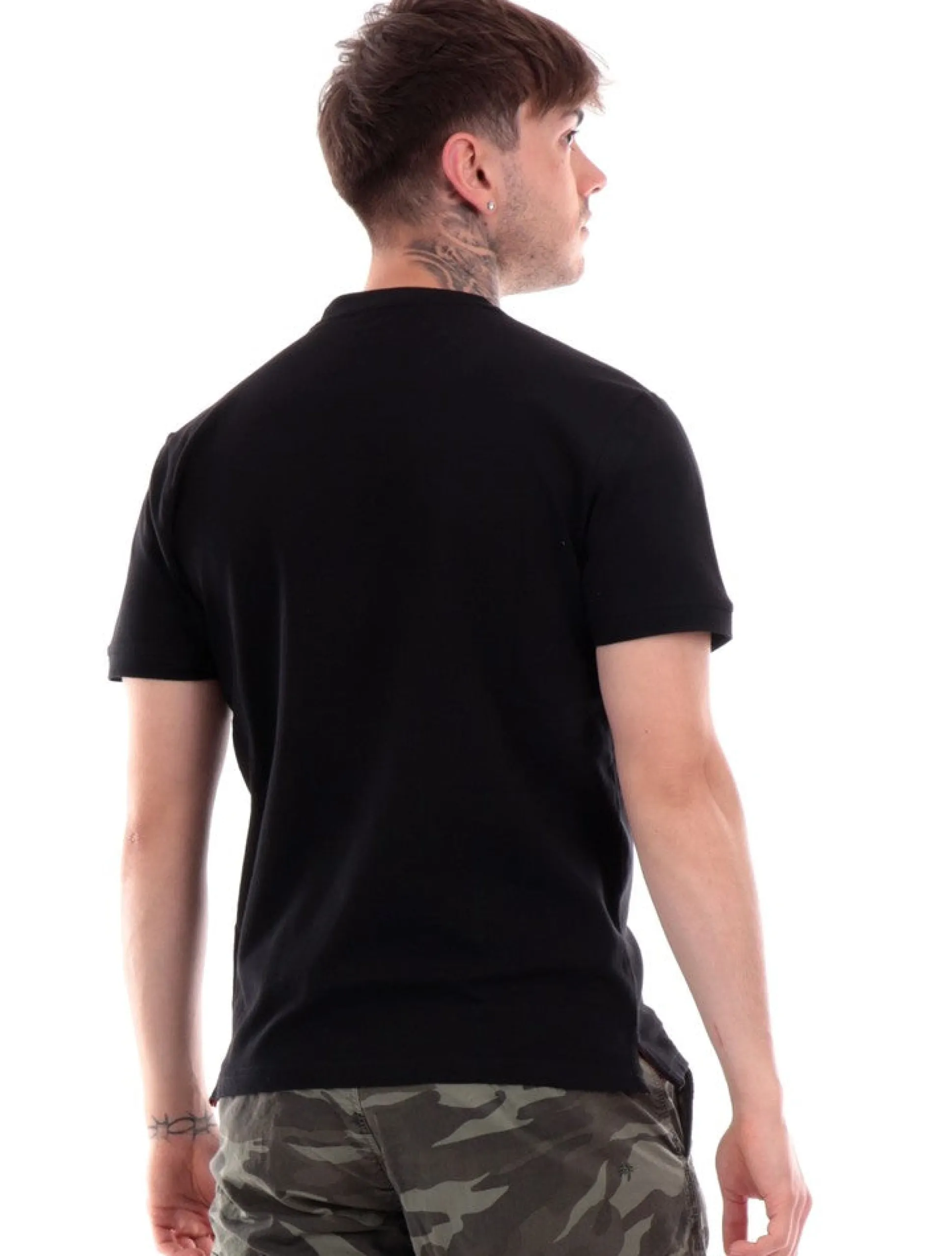 MARKUP T-Shirt*T-shirt nera da uomo Piquet MK11004