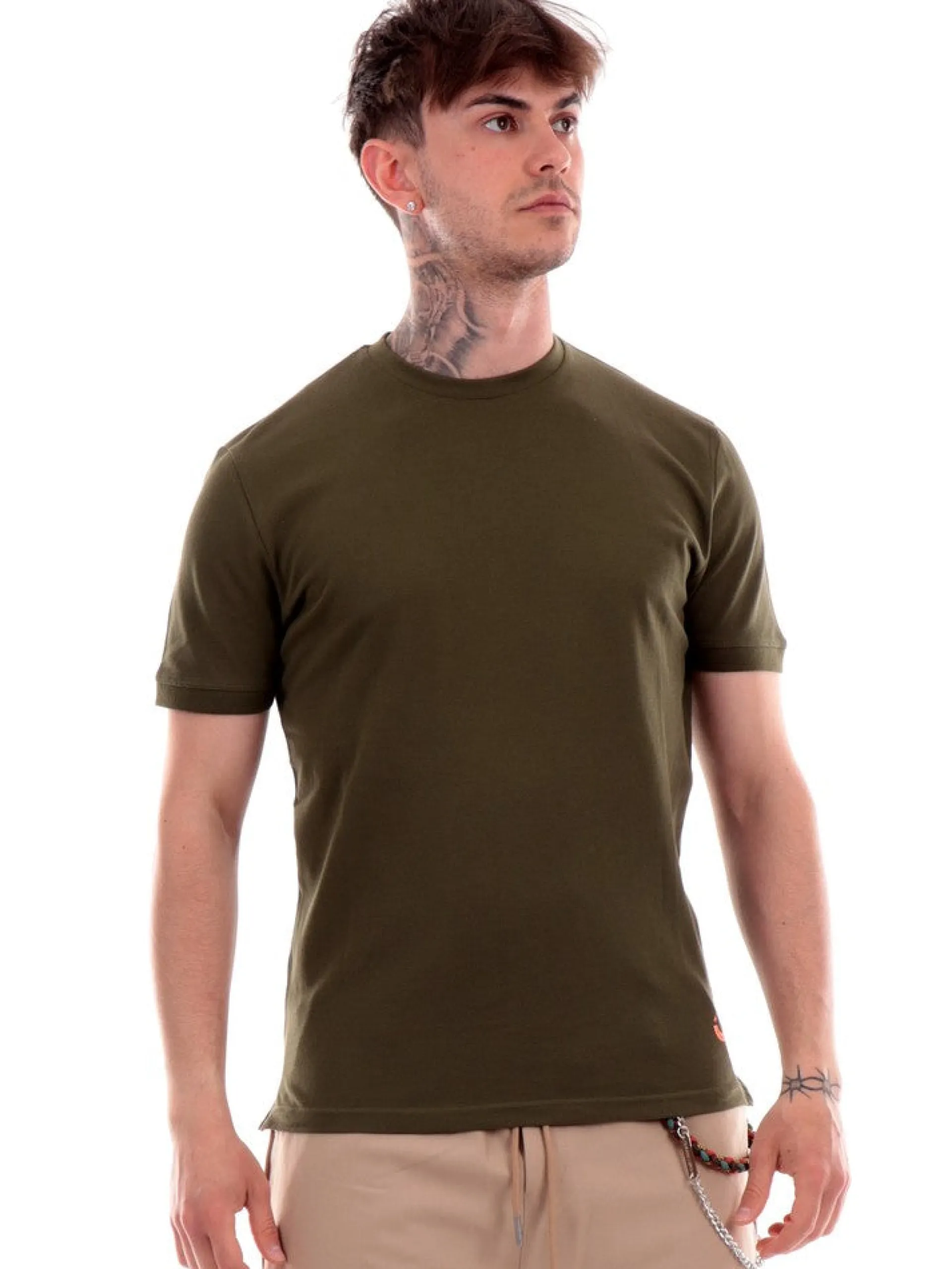 MARKUP T-Shirt*T-shirt verde da uomo Piquet MK11004