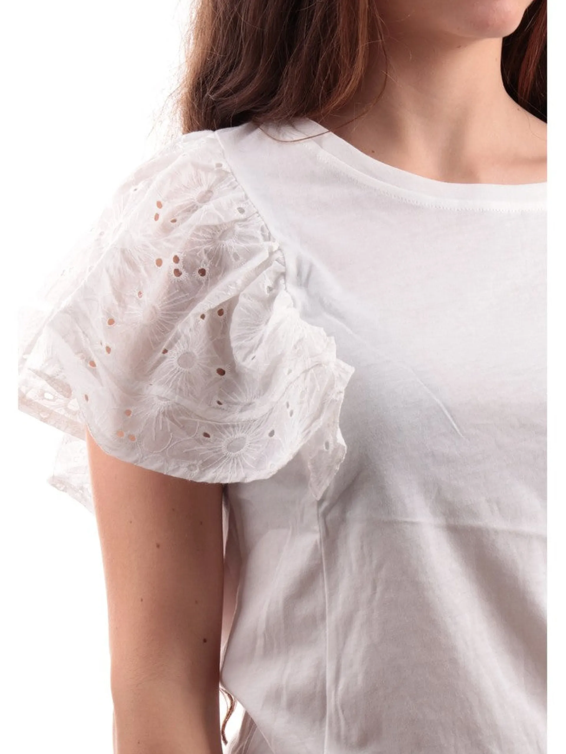 MOLLYBRACKEN T-Shirt*T-shirt Molly Bracken bianca da donna EF1541CE