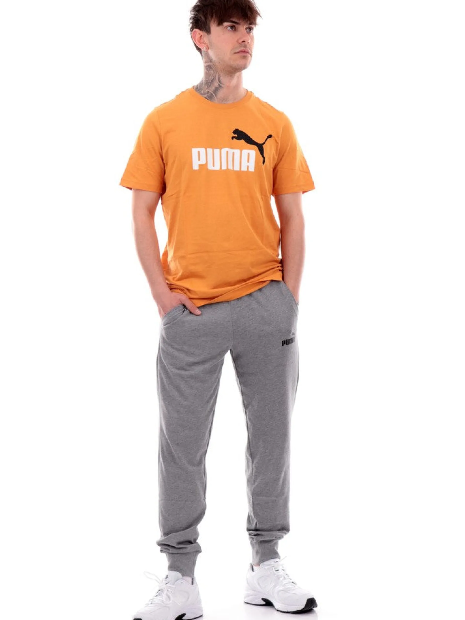 PUMA T-Shirt*T-Shirt arancione da uomo 586759