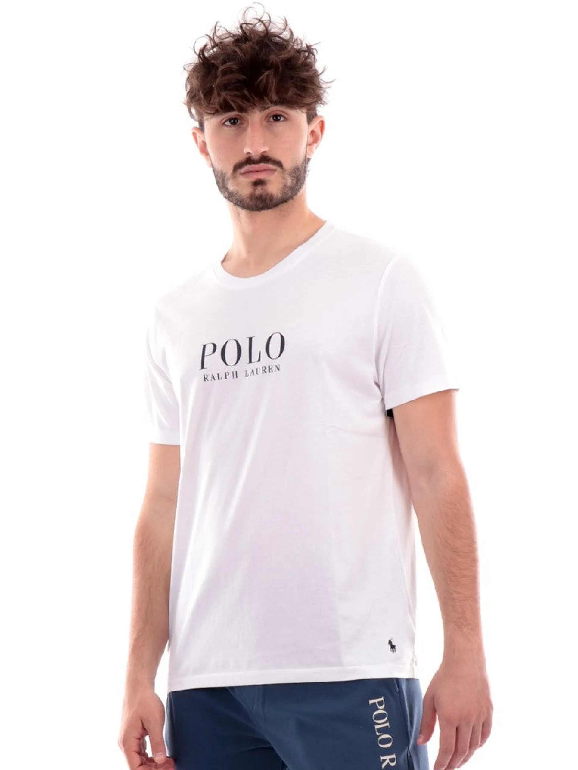 RALPH LAUREN T-Shirt*T-shirt bianca da uomo con grafica 714899613