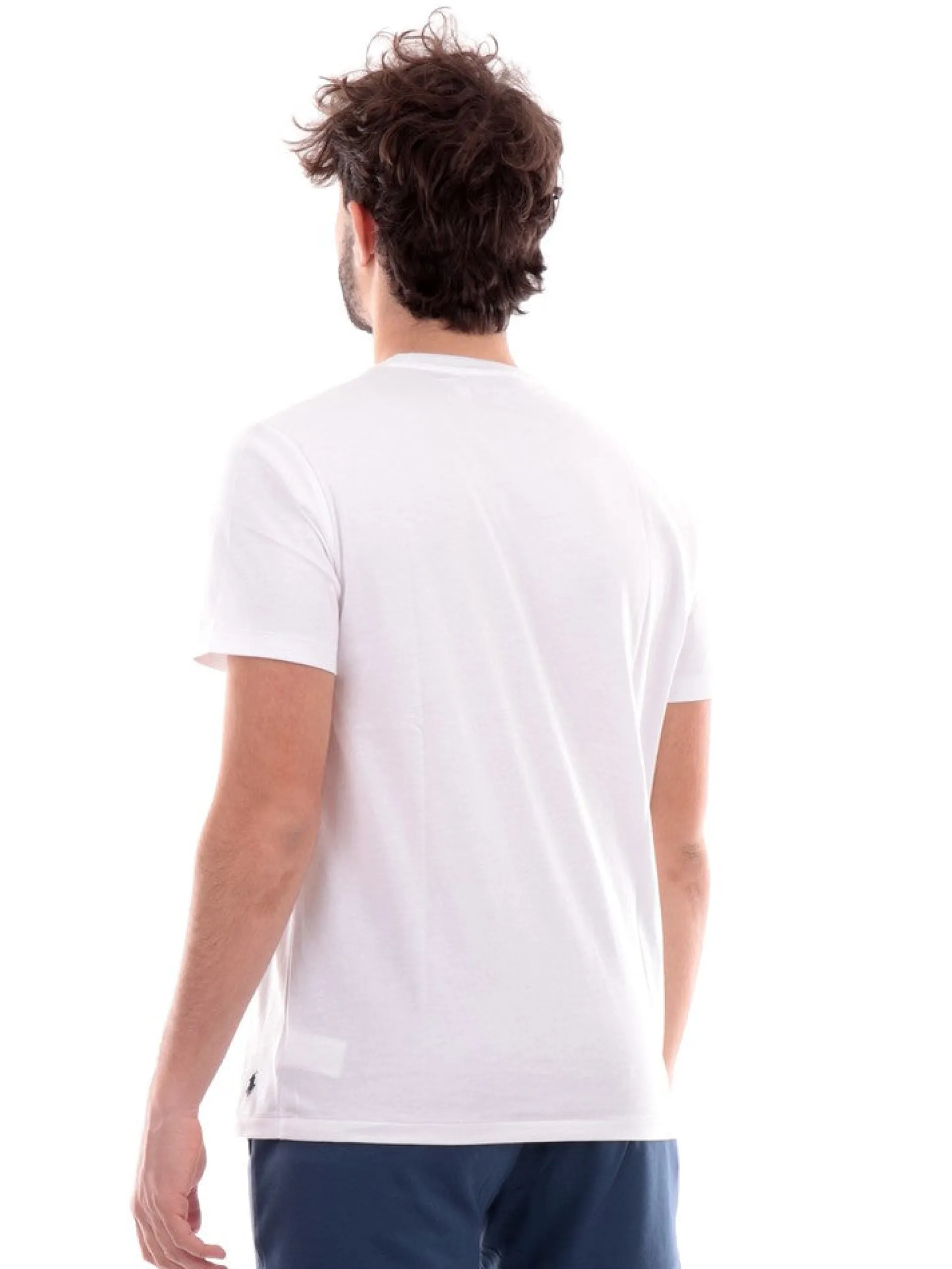 RALPH LAUREN T-Shirt*T-shirt bianca da uomo con grafica 714899613