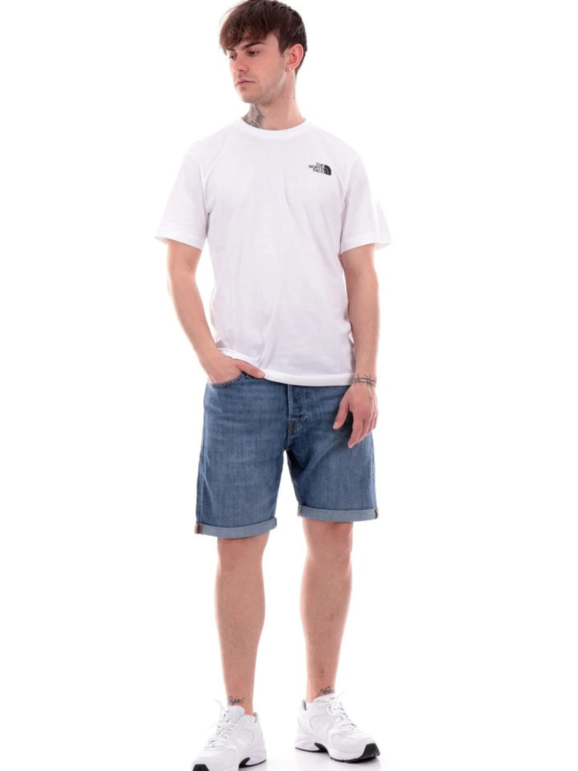 THE NORTH FACE T-Shirt*T-shirt bianca da uomo Redbox NF0A87NP