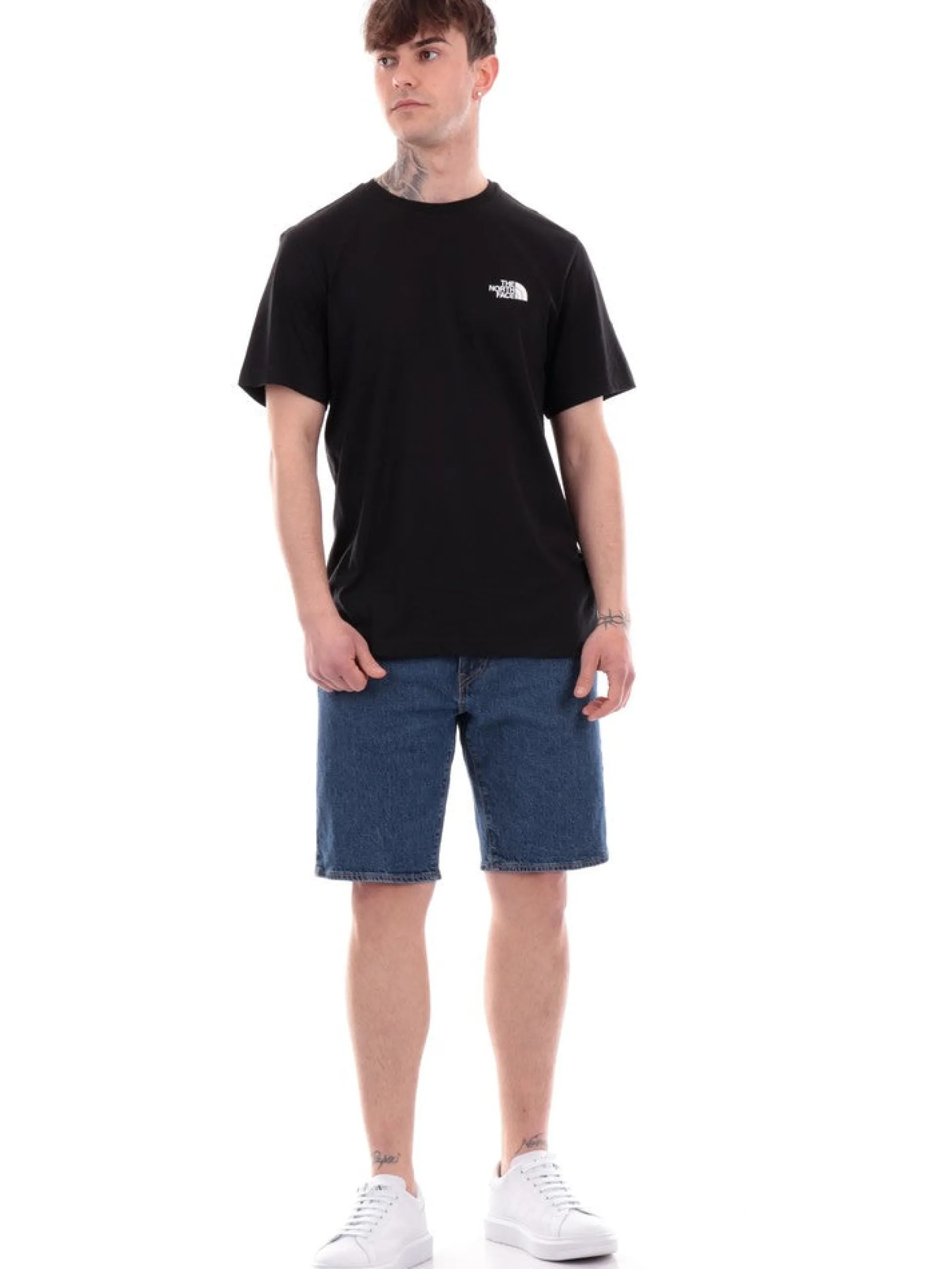 THE NORTH FACE T-Shirt*T-shirt nera da uomo Simple Dome NF0A87NG