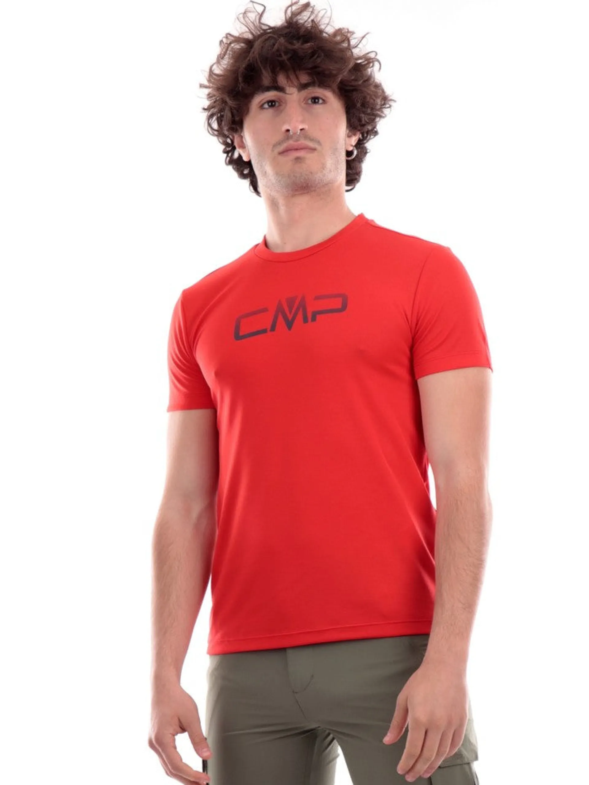 CMP T-Shirt*T-shirt trekking rossa da uomo 39T7117P