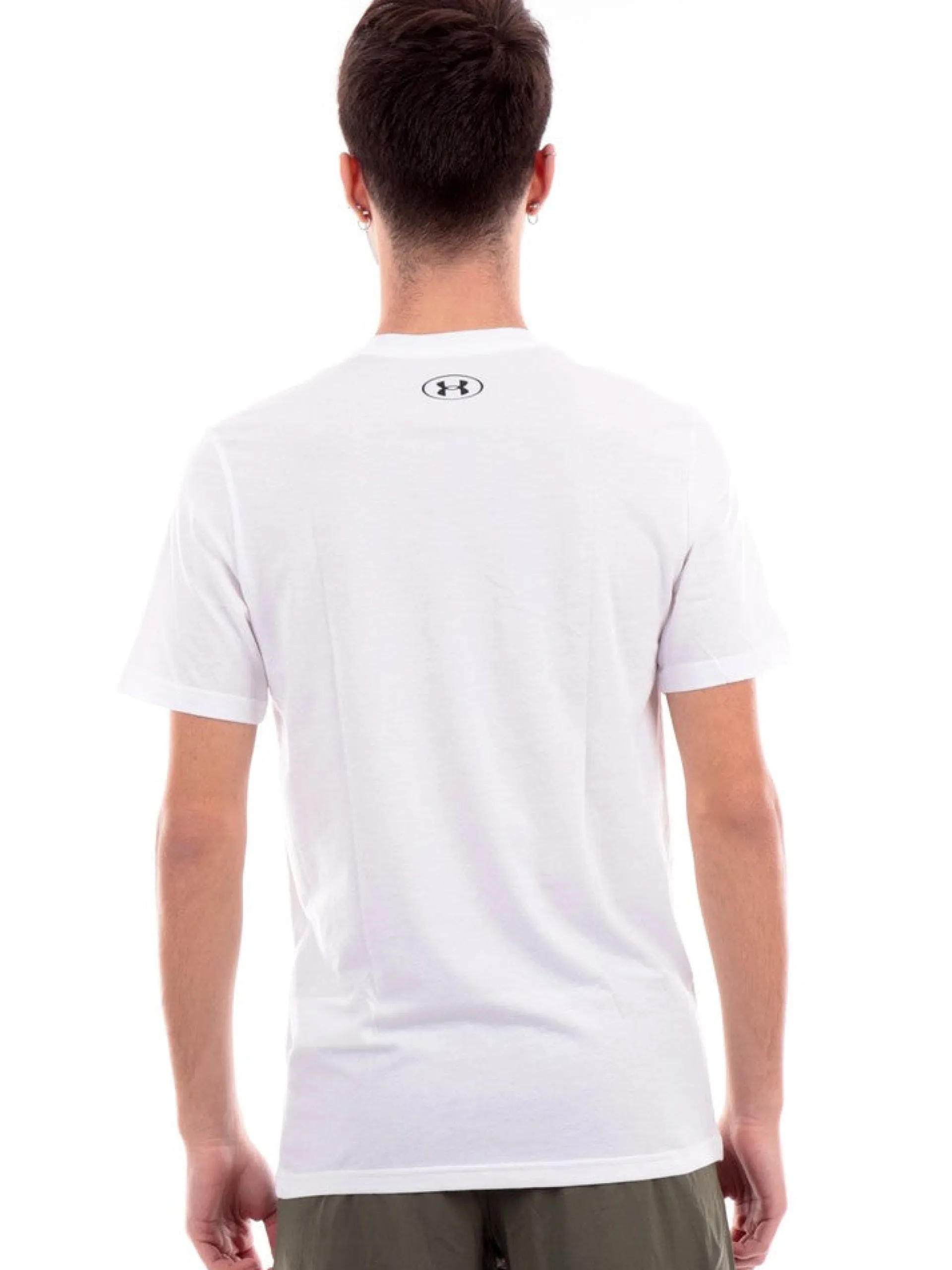 UNDER ARMOUR T-Shirt*T-Shirt bianca da uomo logo grande 1382915