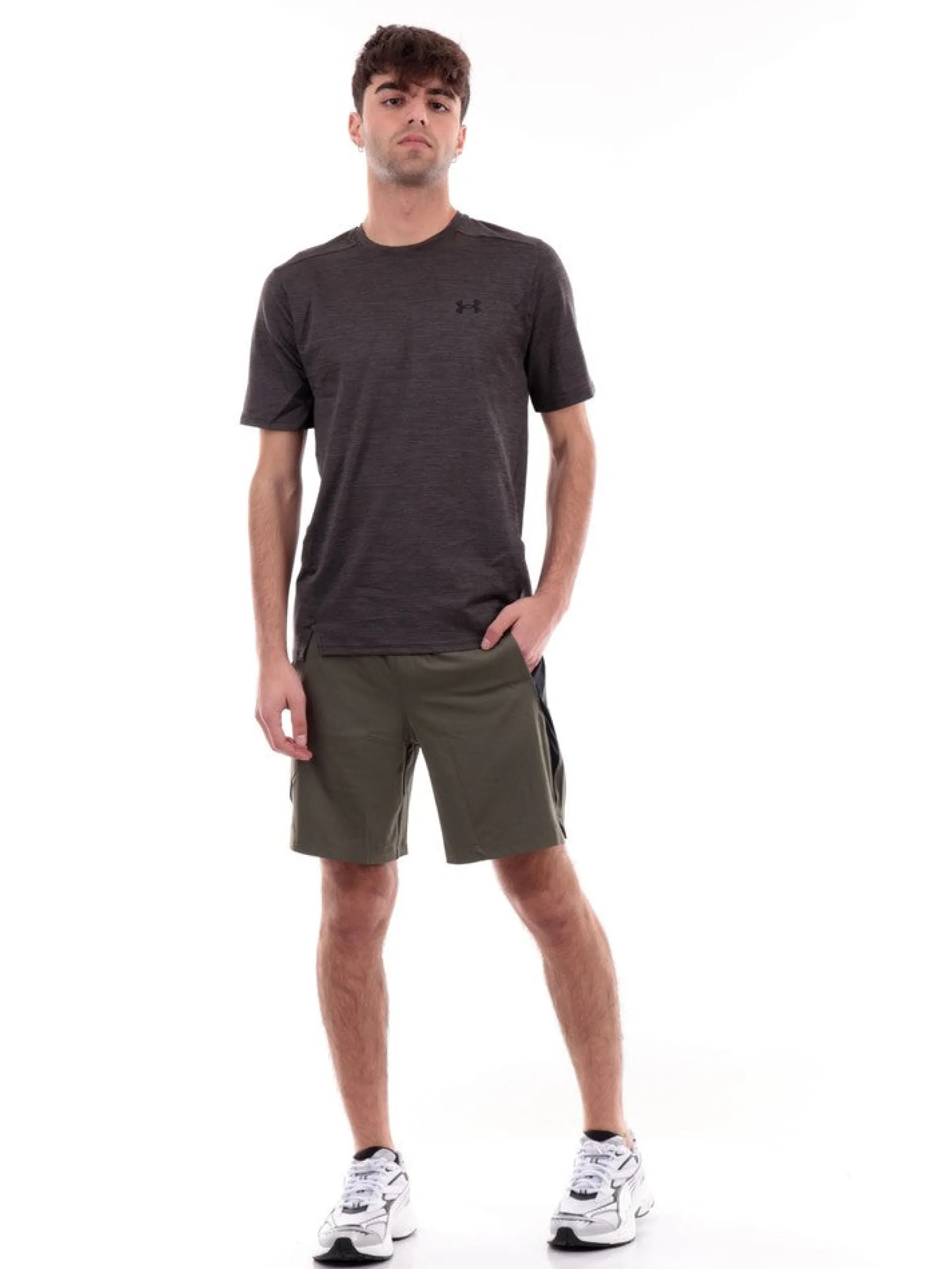 UNDER ARMOUR T-Shirt*T-Shirt grigia da uomo Tech Vent 13767910