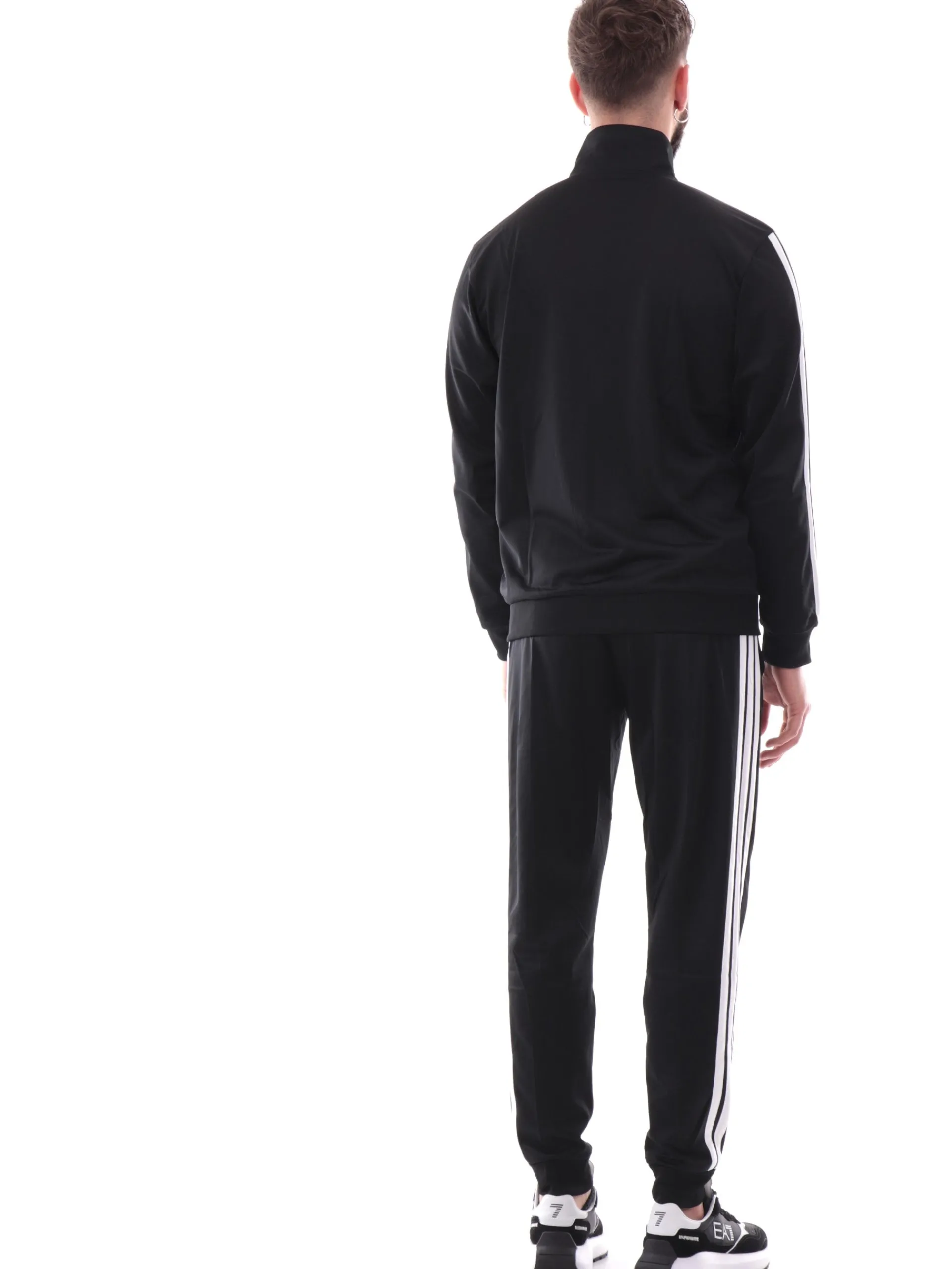 ADIDAS EQUIPMENT Tute*Tuta Adidas nera da uomo acetata full zip JI8858