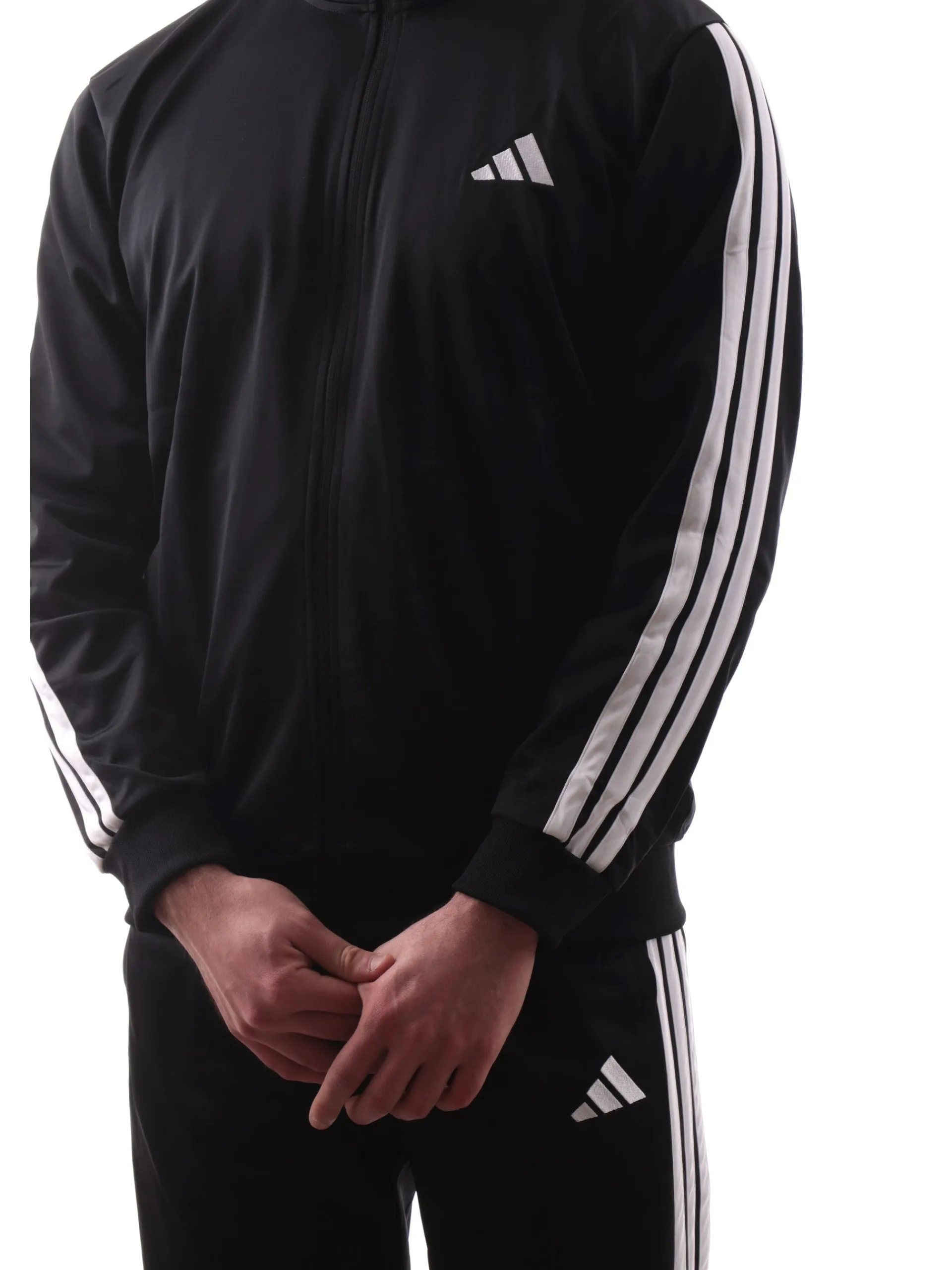 ADIDAS EQUIPMENT Tute*Tuta Adidas nera da uomo acetata full zip JI8858