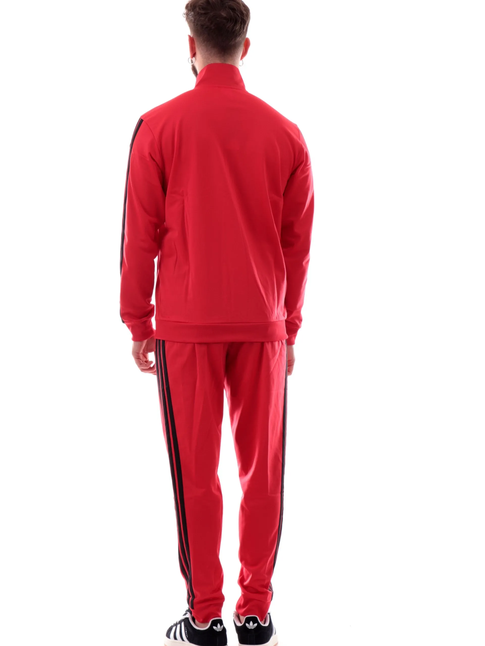 ADIDAS EQUIPMENT Tute*Tuta completa Adidas rossa 3Stripes da uomo con logo ricamato JI8852
