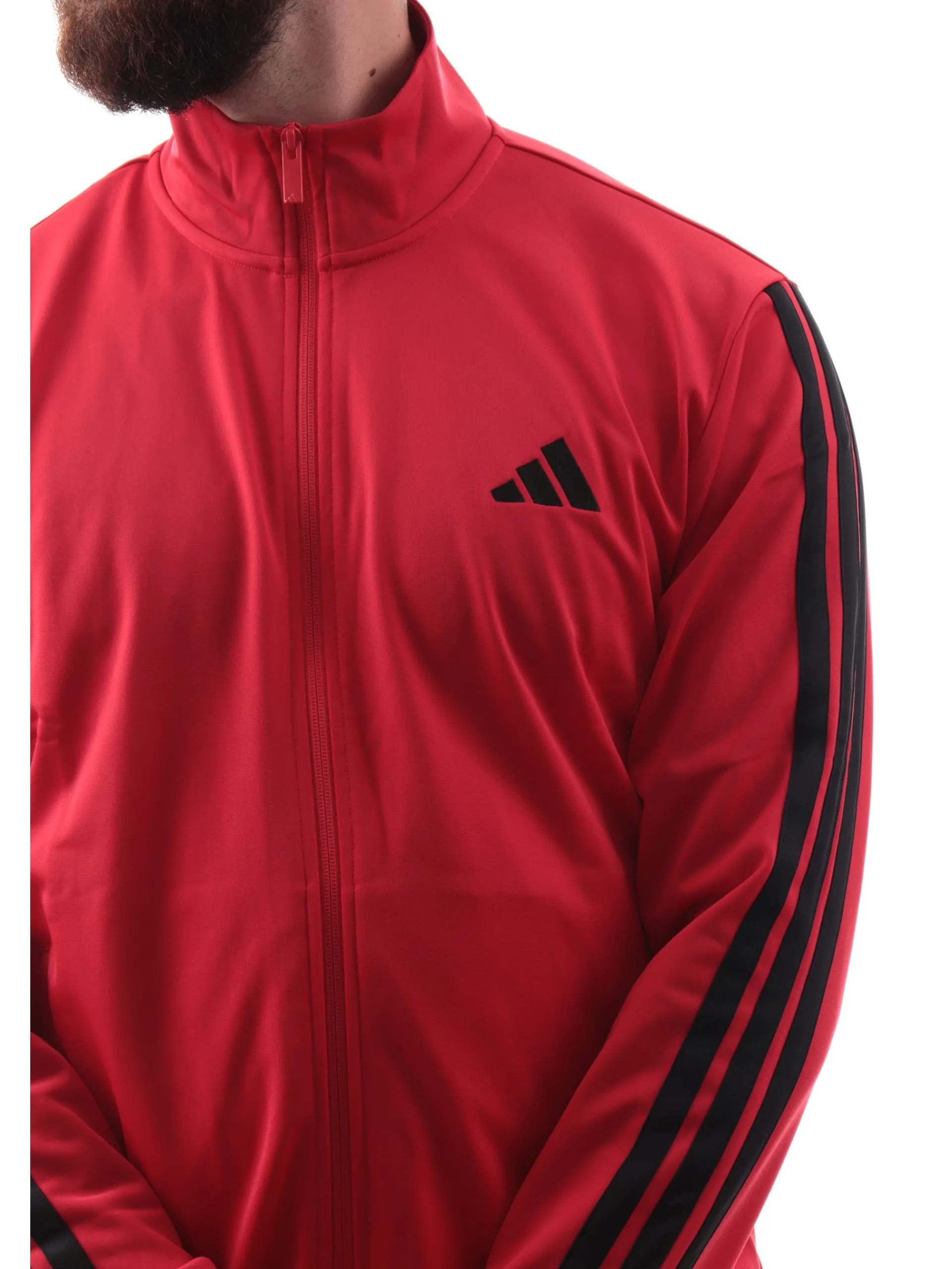 ADIDAS EQUIPMENT Tute*Tuta completa Adidas rossa 3Stripes da uomo con logo ricamato JI8852
