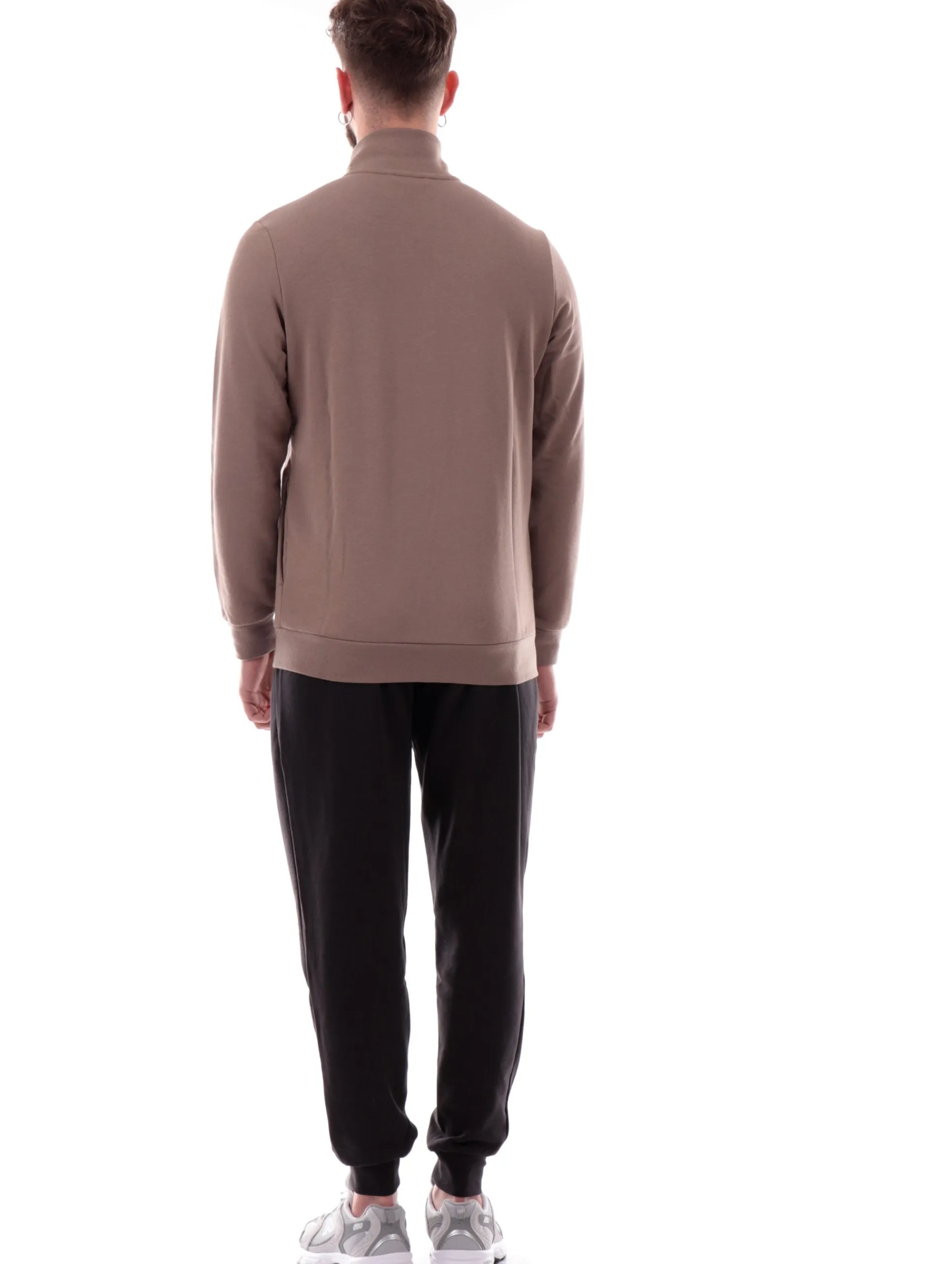 PUMA Tute*Tuta completa marrone e nera da uomo full zip Ess 684848