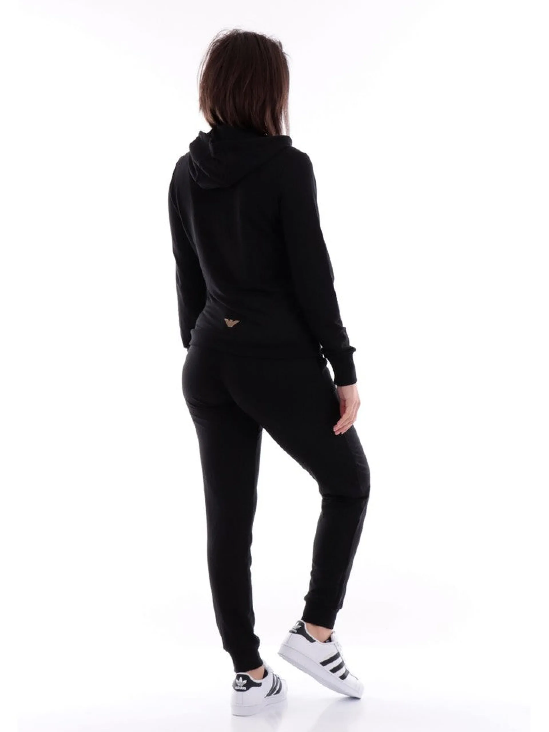 EMPORIO ARMANI 7 Tute*Tuta EA7 Emporio Armani nera da donna 8NTV51TJ9RZ