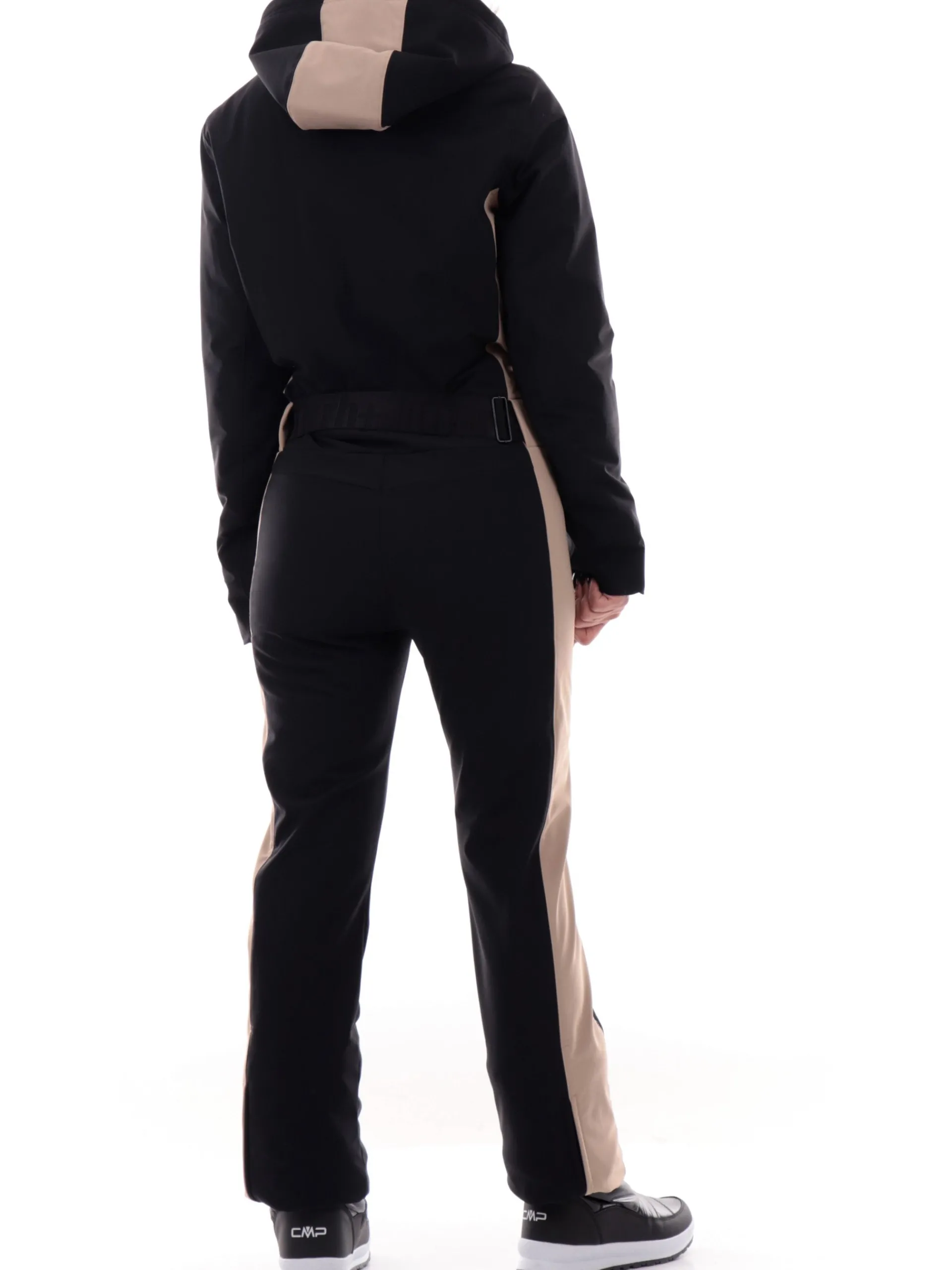 ZERORH+ Abbigliamento|Tute*Tuta intera Zero RH nera da sci con cintura da donna
