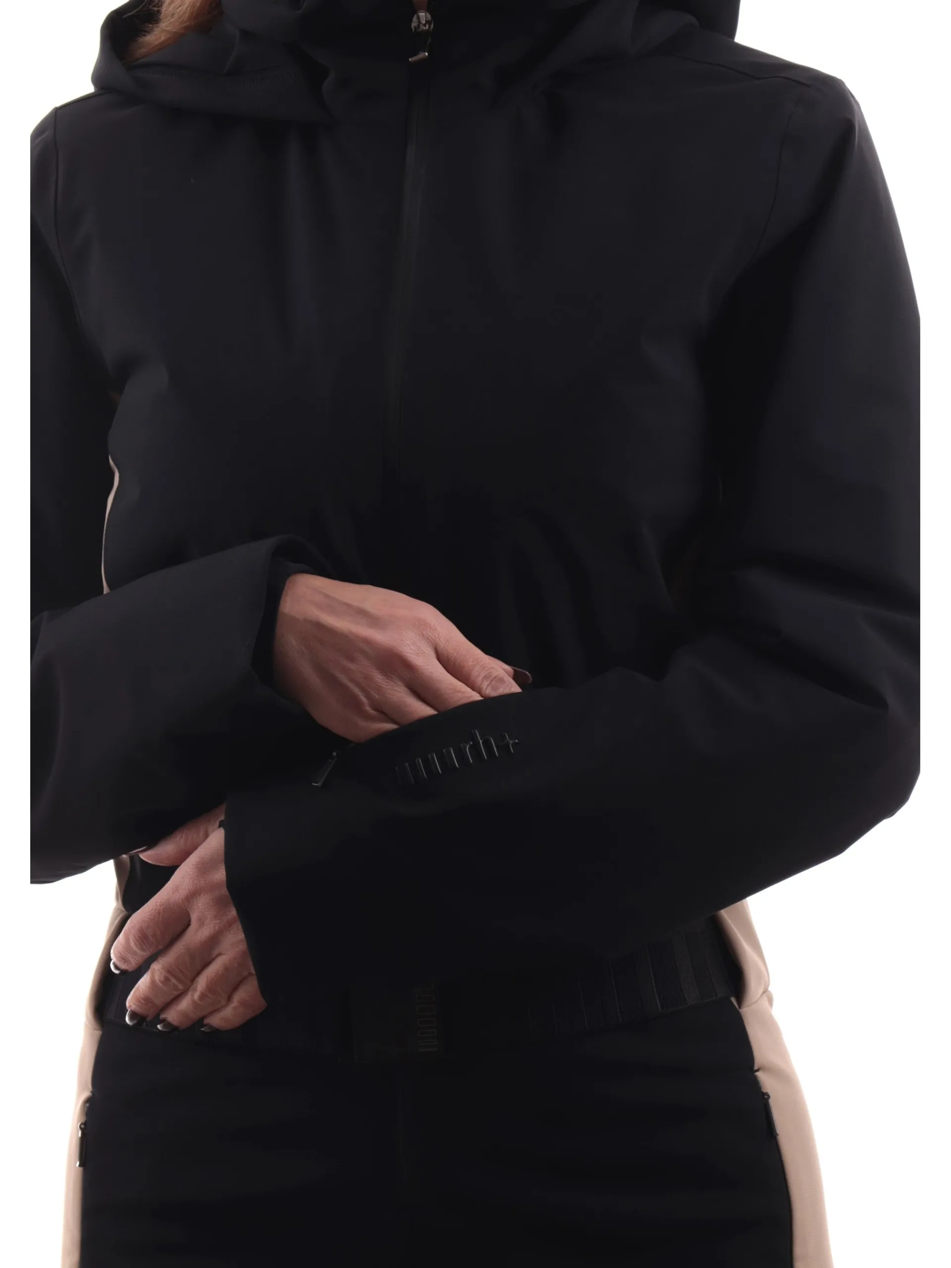 ZERORH+ Abbigliamento|Tute*Tuta intera Zero RH nera da sci con cintura da donna